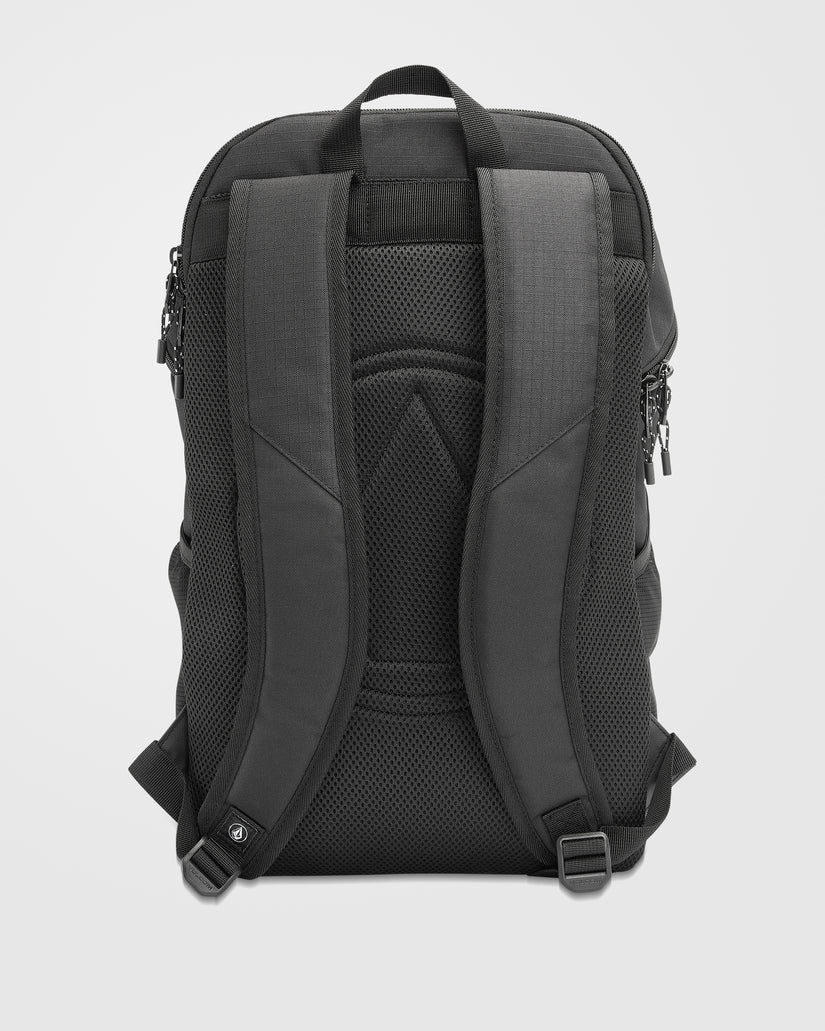 backpack that can hold a 15 inch laptop volcom Slam School Backpack - Black - Men