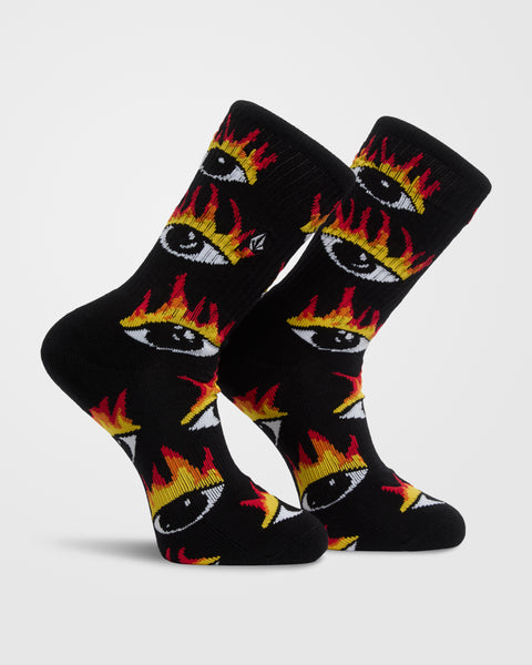 Ozzy Youth Socks - Black - Boys - Volcom EU – Volcom Europe