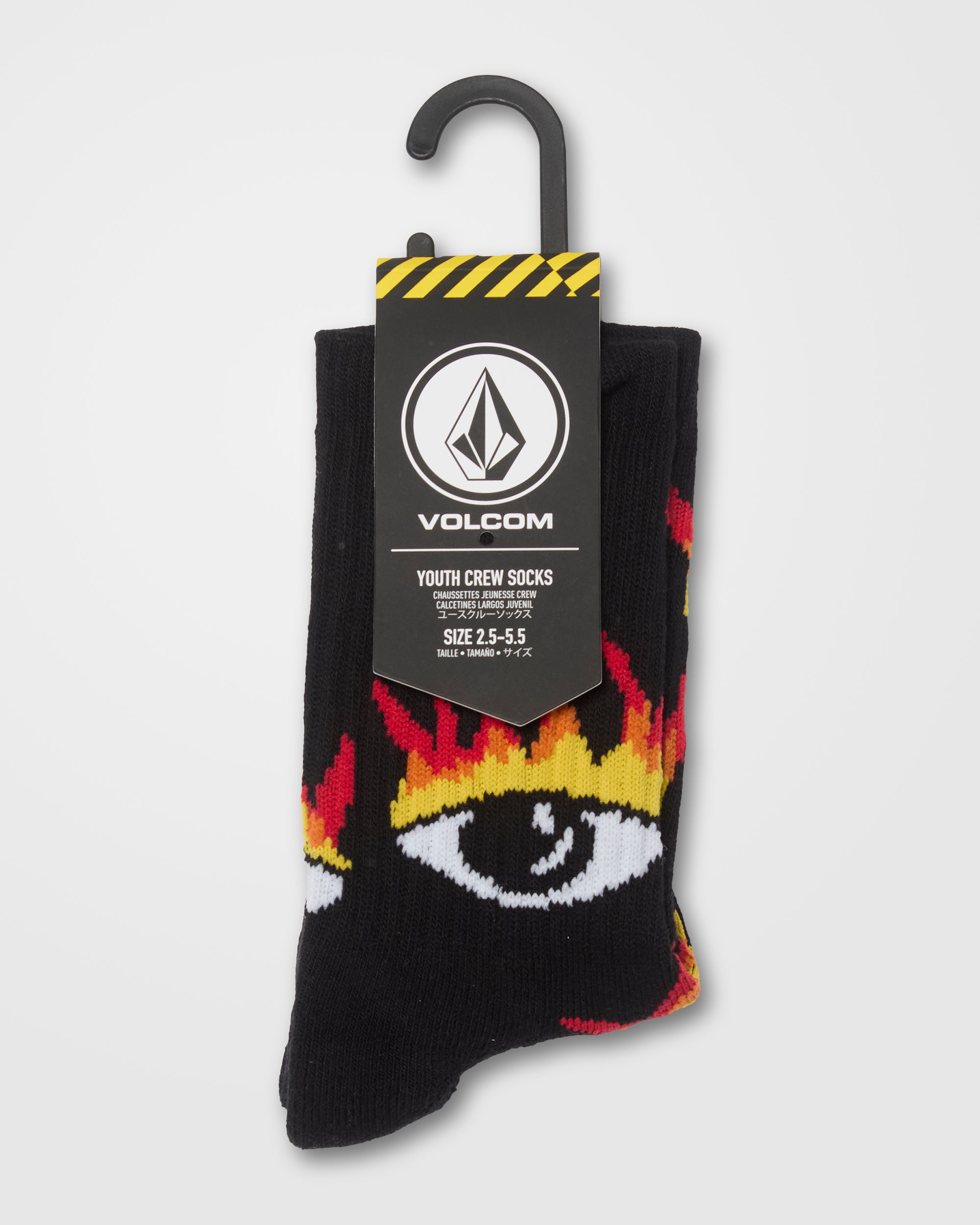 Ozzy Youth Socks - Black - Boys - Volcom EU – Volcom Europe