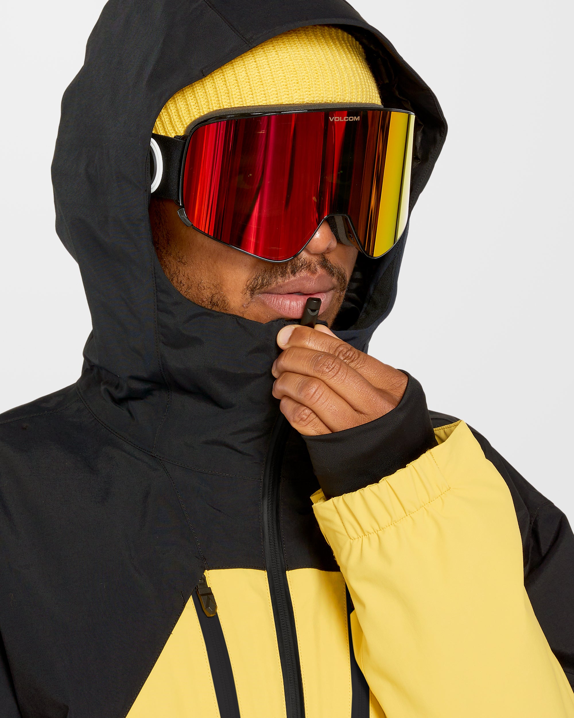 Tds 2L Gore Tex Jacket Dark Yellow Men Volcom UK 2 Years Warranty Volcom Europe