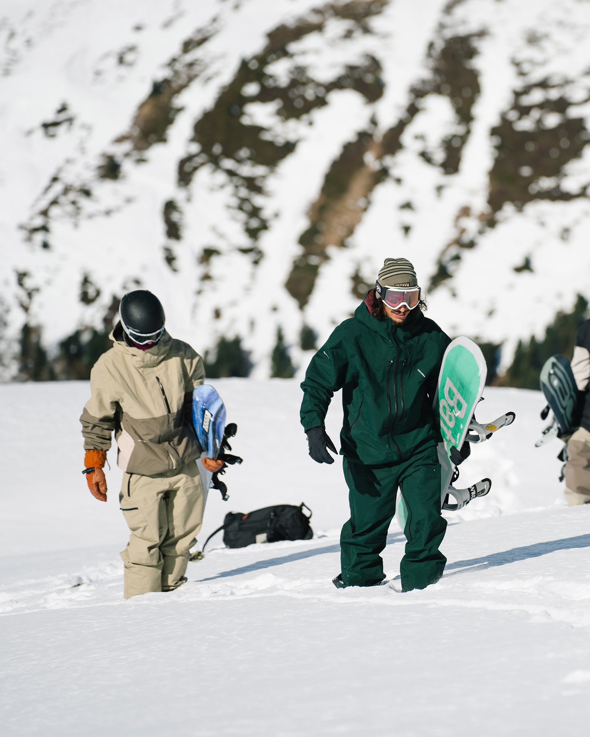 Anyox Guide Gore-tex Pro Shell Jacket - Black Green - Men - Volcom