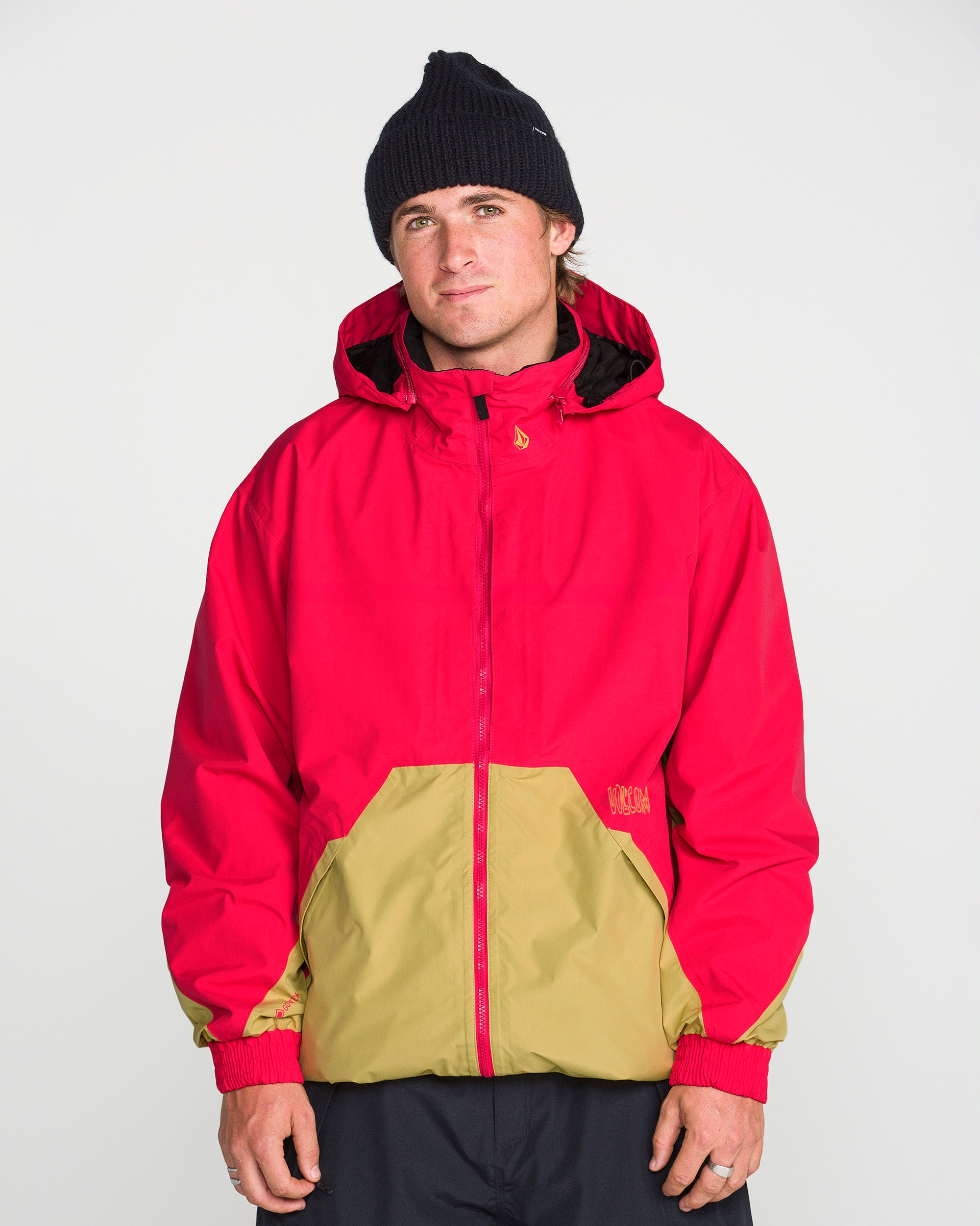 Longo Gore-Tex Jacket - Bright Cherry - Men - Volcom EU – Volcom