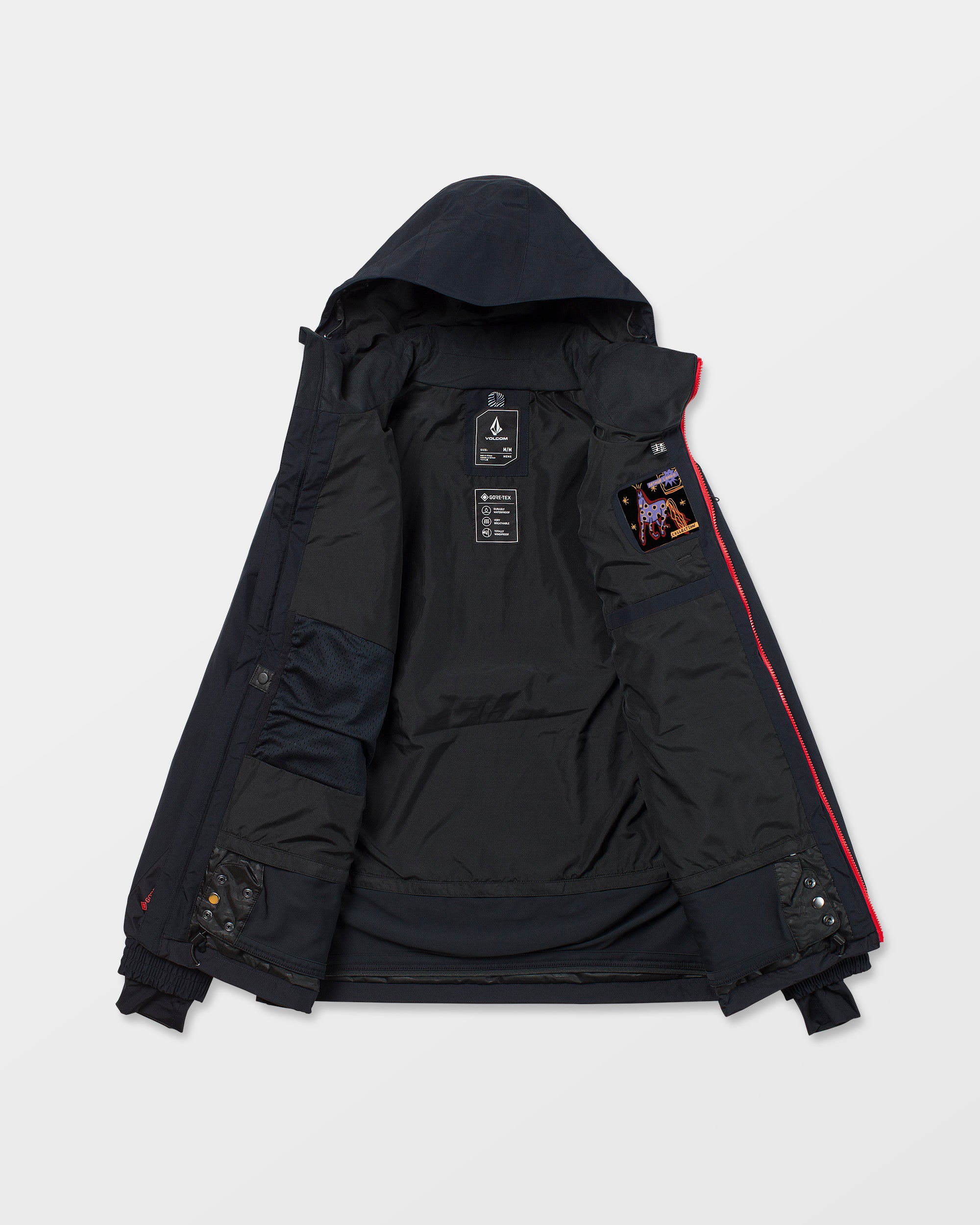 Longo Gore-Tex Jacket - Black - Men - Volcom EU – Volcom Europe