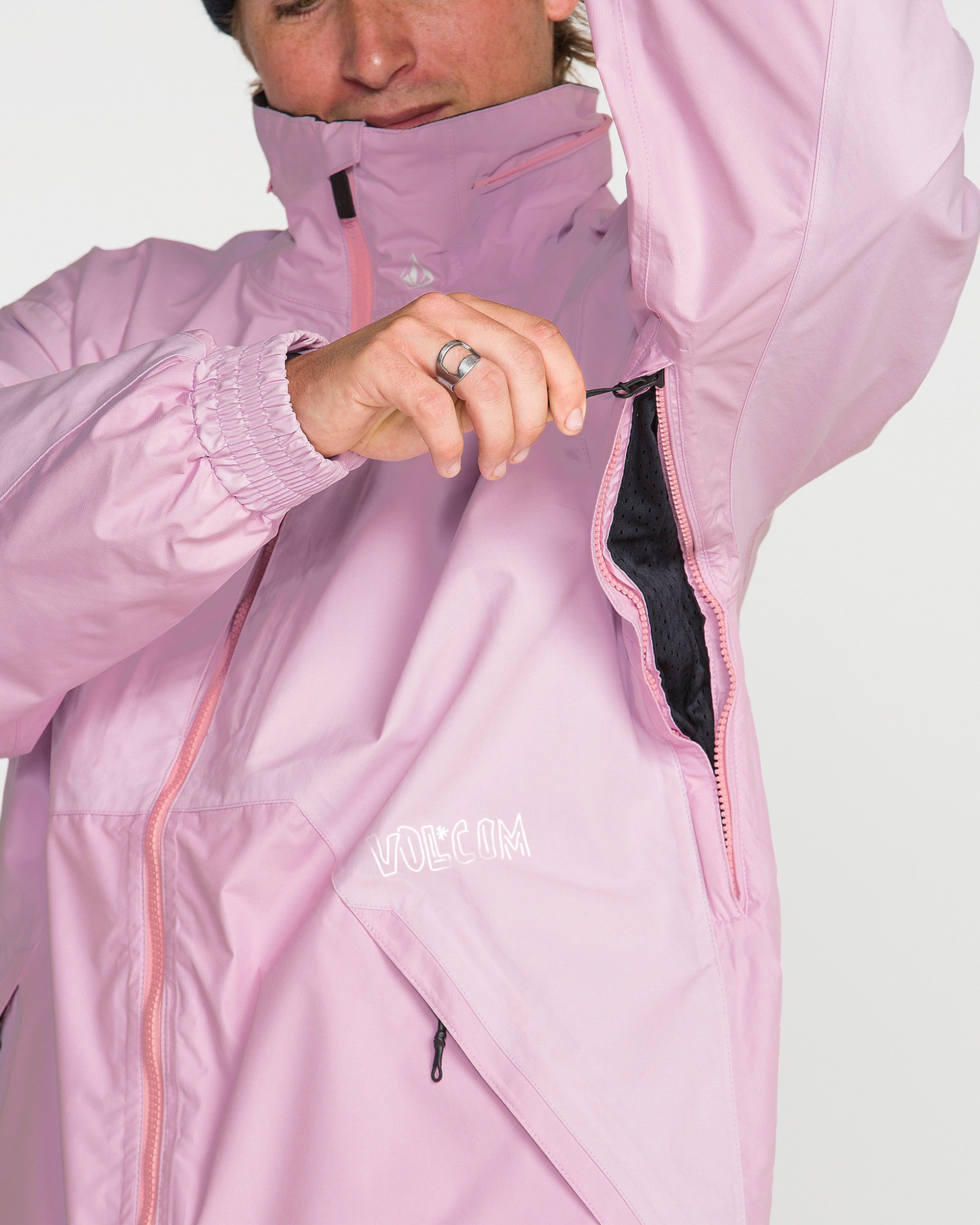 Longo Gore-Tex Jacket - Pink - Men - Volcom EU – Volcom Europe