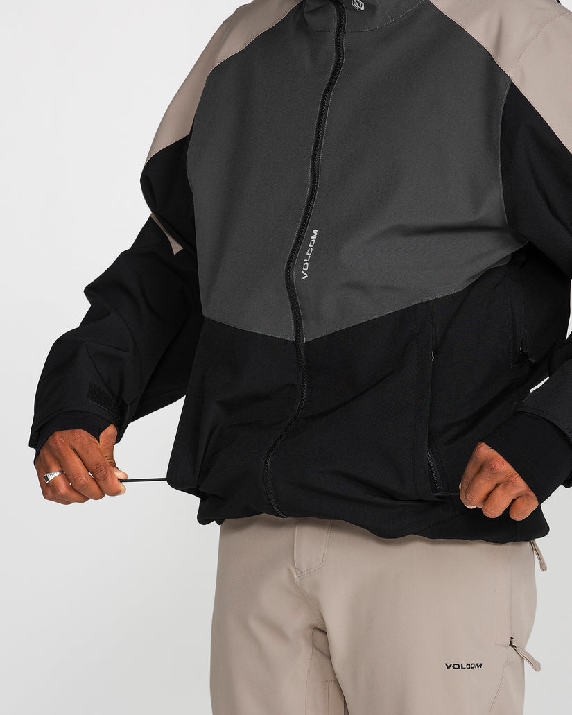 Brighton Full Zip 15K Jacket - Dark Grey
