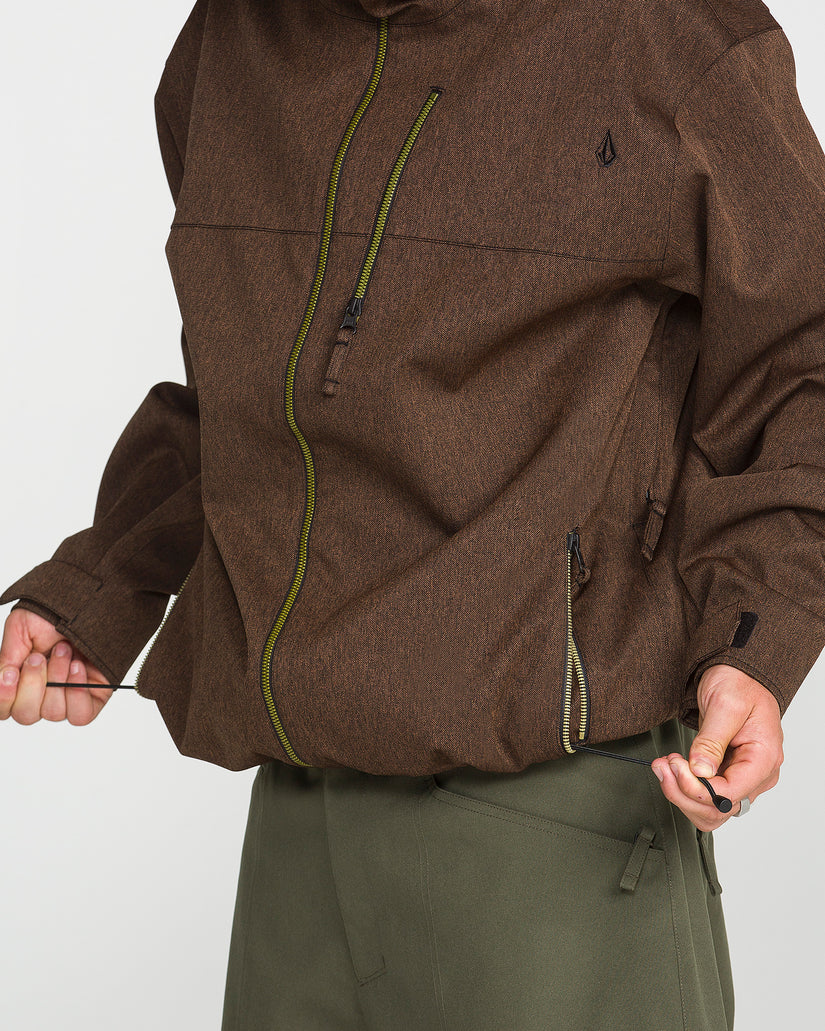 Top Stitch 10K Jacket - Brown Denim