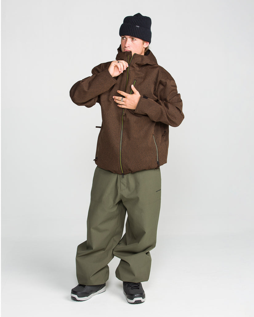 Top Stitch 10K Jacket - Brown Denim