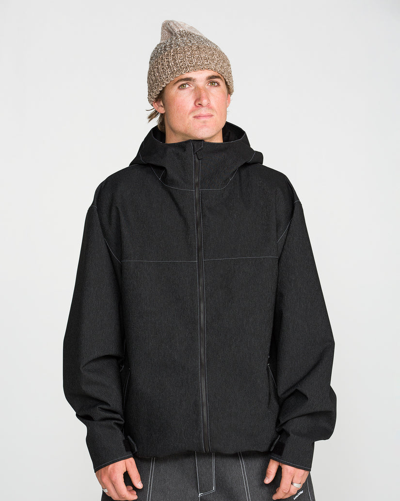 Top Stitch 10K Jacket - Black Denim