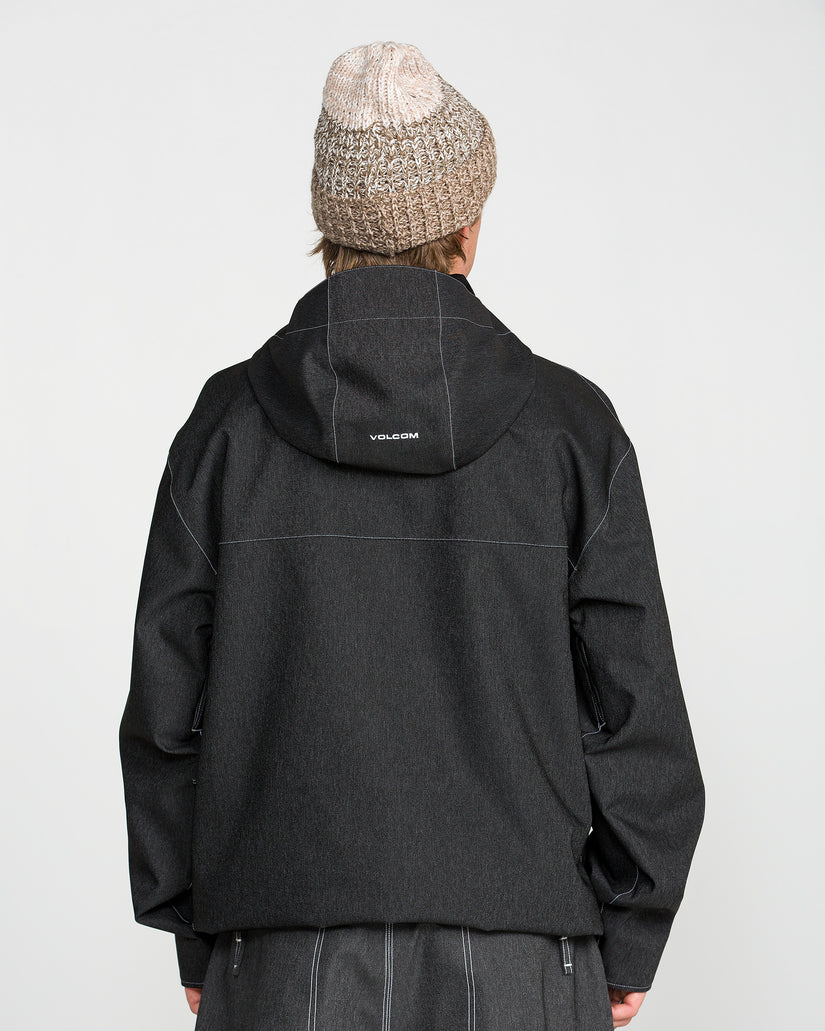 Top Stitch 10K Jacket - Black Denim