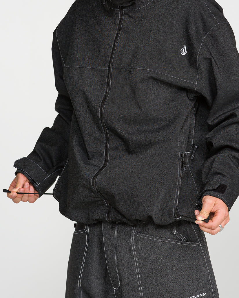 Top Stitch 10K Jacket - Black Denim