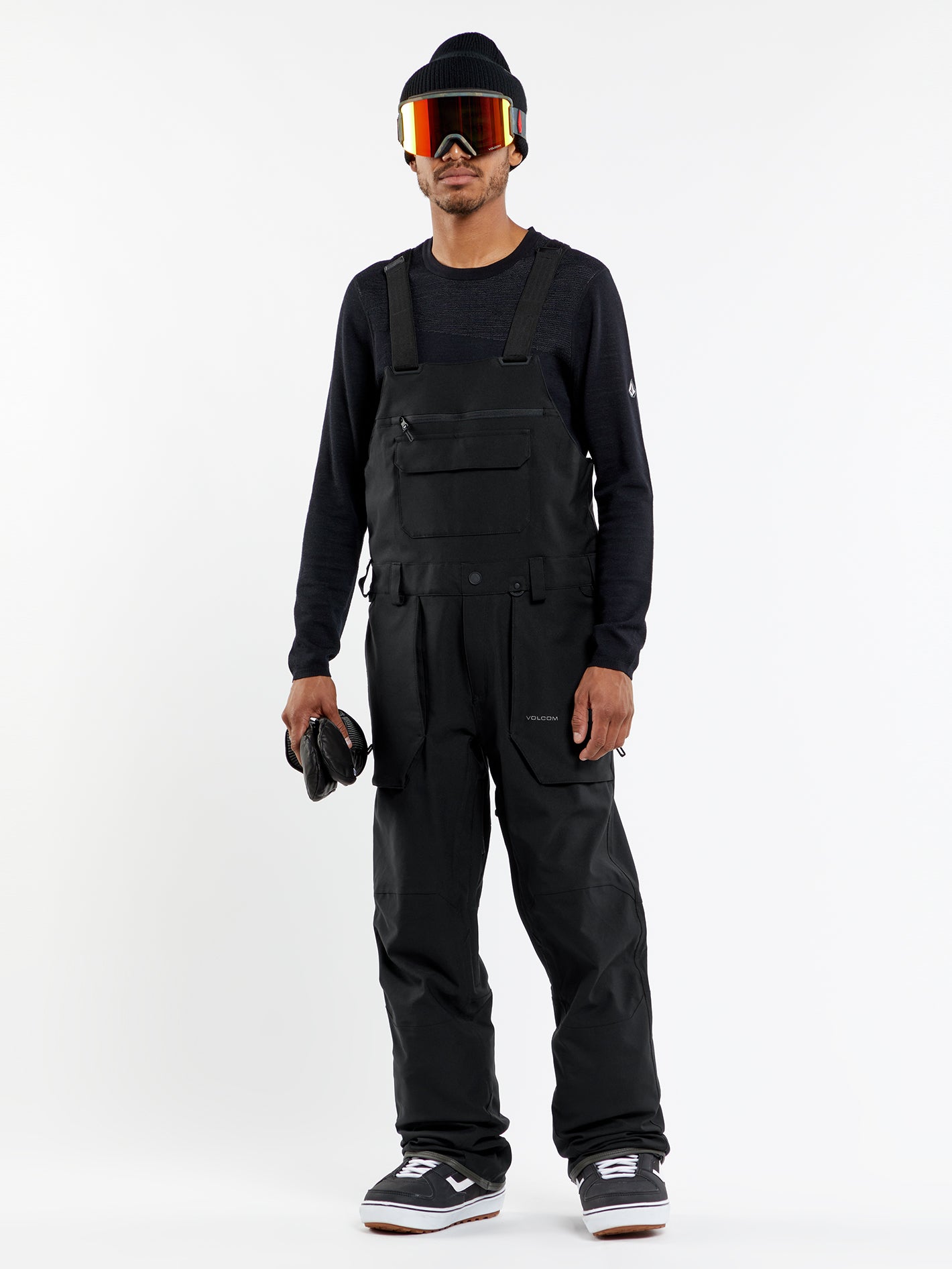 Roan Bib Overall - BLACK - Men - Volcom EU – Volcom Europe