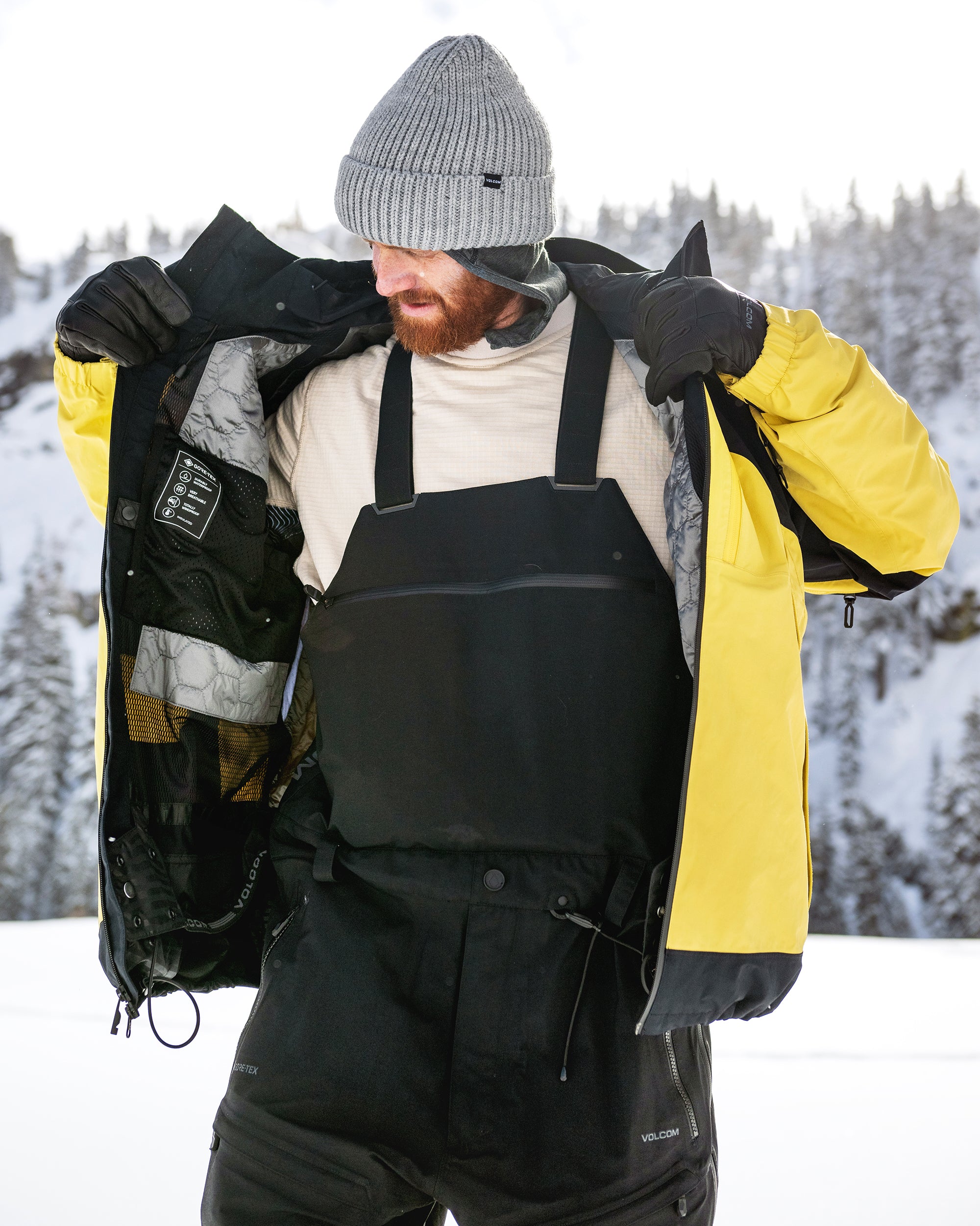 3L Gore-Tex Bib Overall - Black - Men - Volcom EU - 2 Years