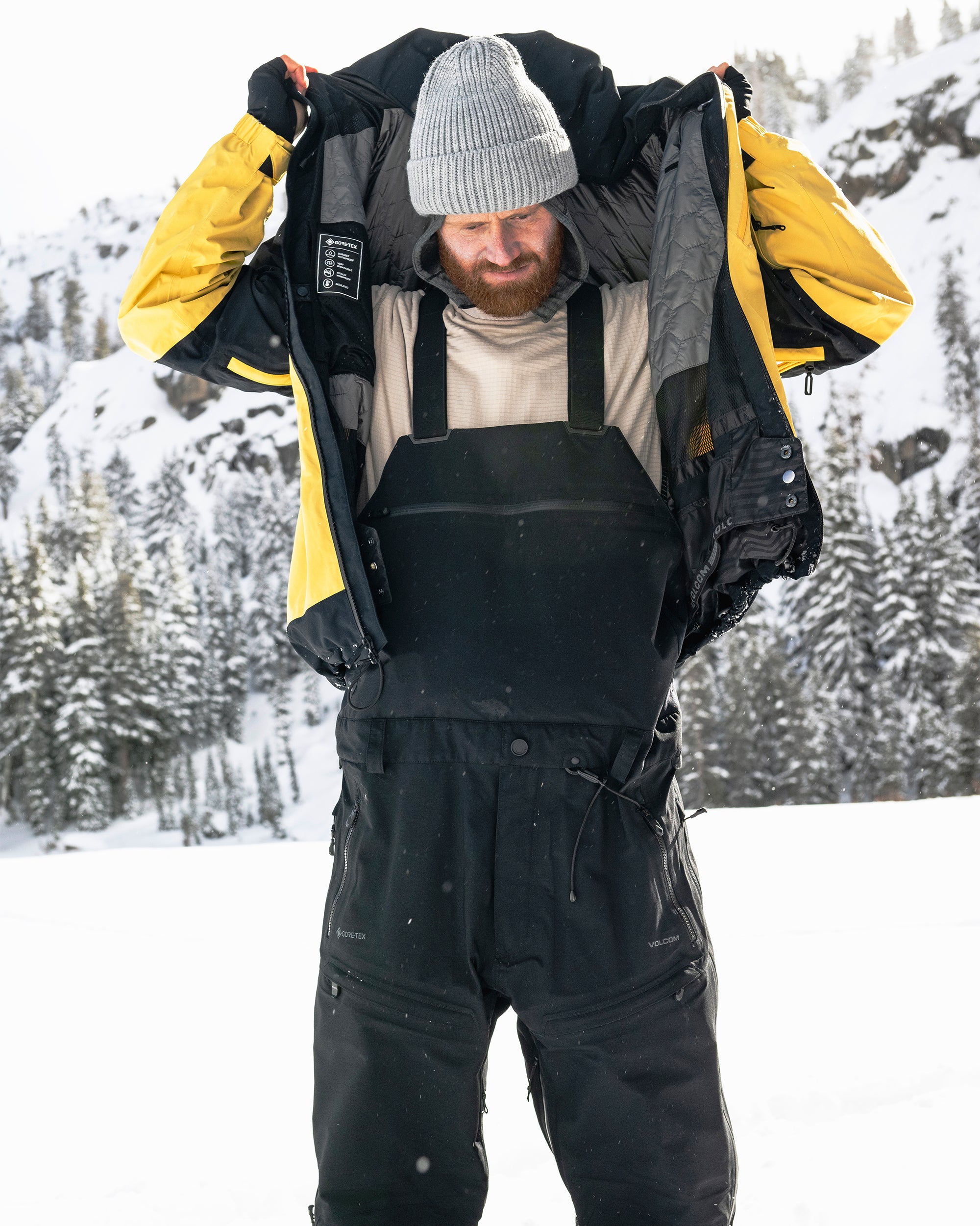 3L Gore-Tex Bib Overall - Black - Men - Volcom EU - 2 Years