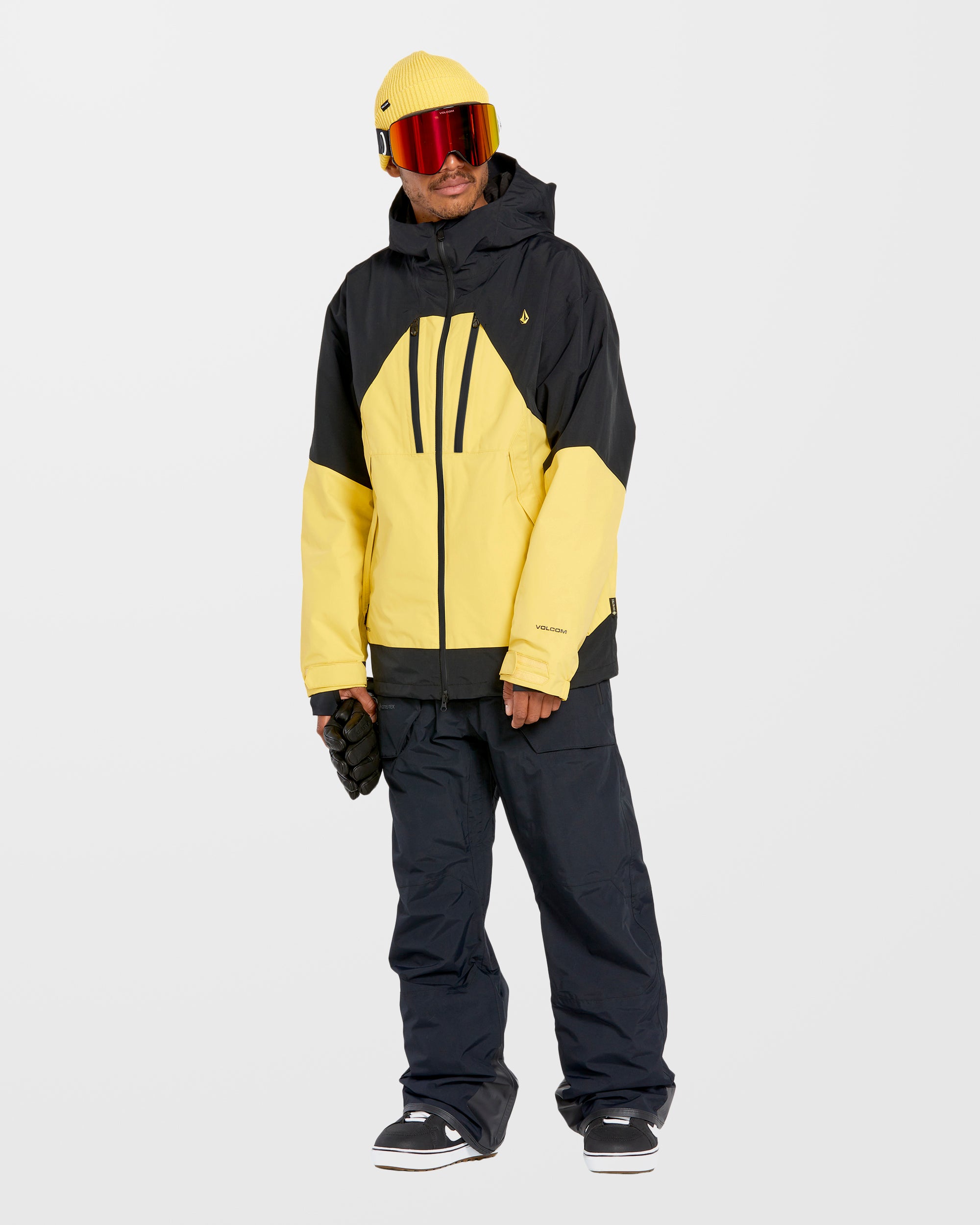 Rain Gore Tex Bib Overall Black Men Volcom UK 2 Years Warranty Volcom Europe