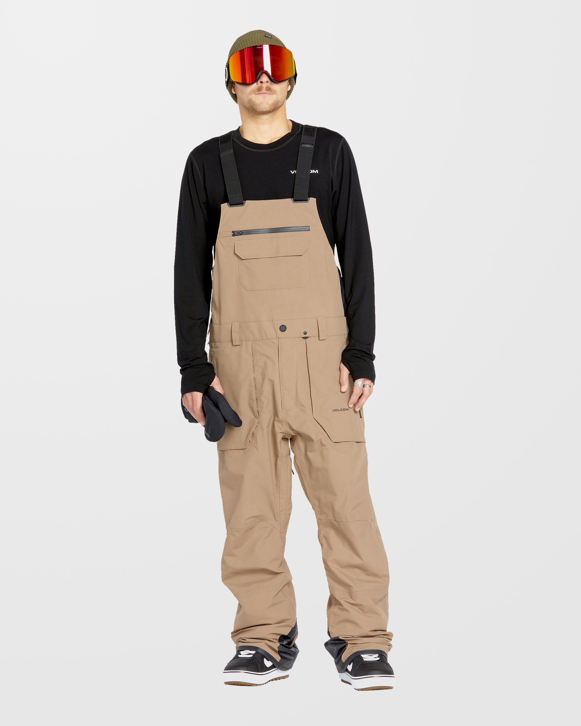 Rain Gore-Tex Bib Overall - Chestnut Brown - Men - Volcom UK