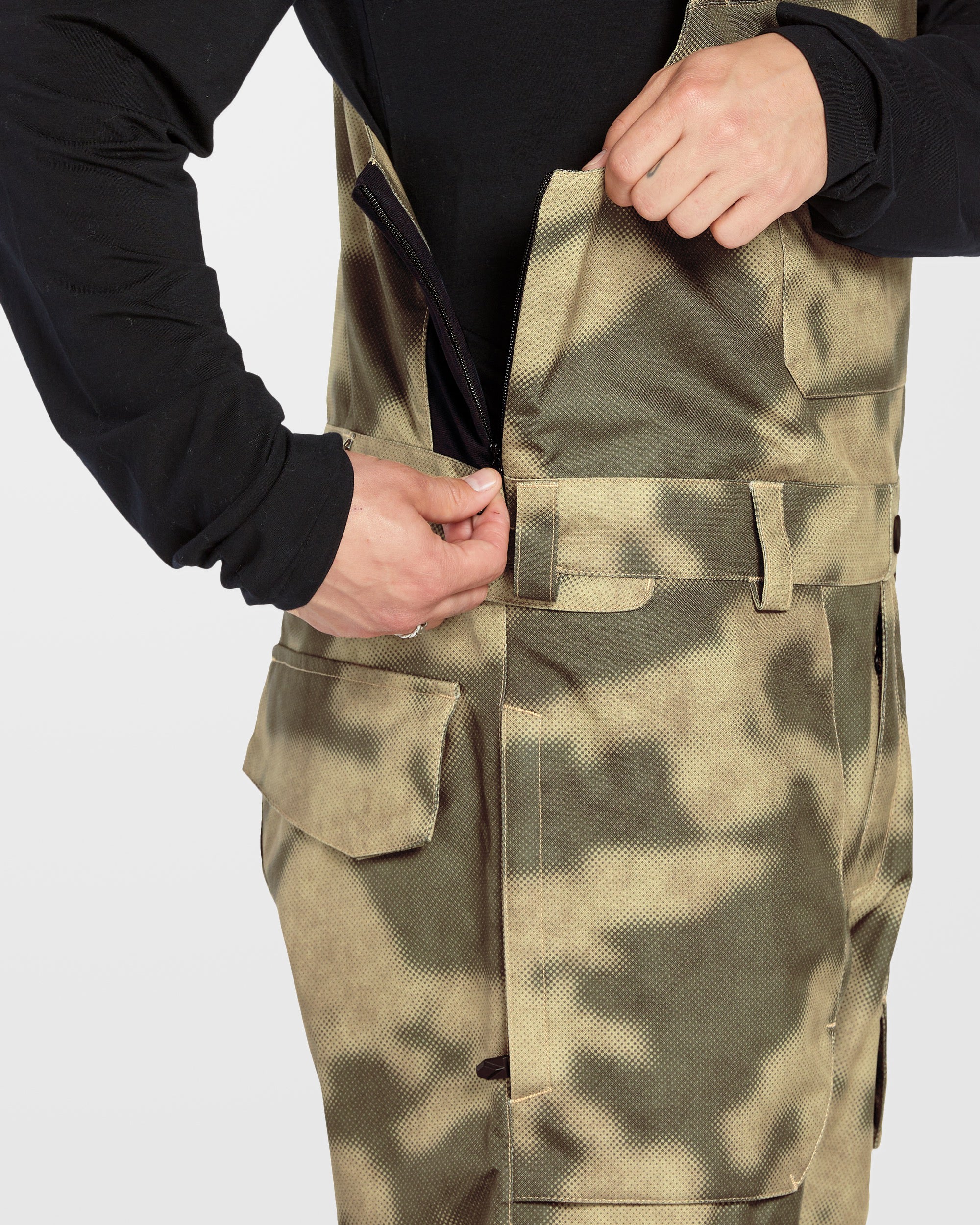 Roan Bib Overall - Camouflage - Men - Volcom EU - 2 Years Warranty