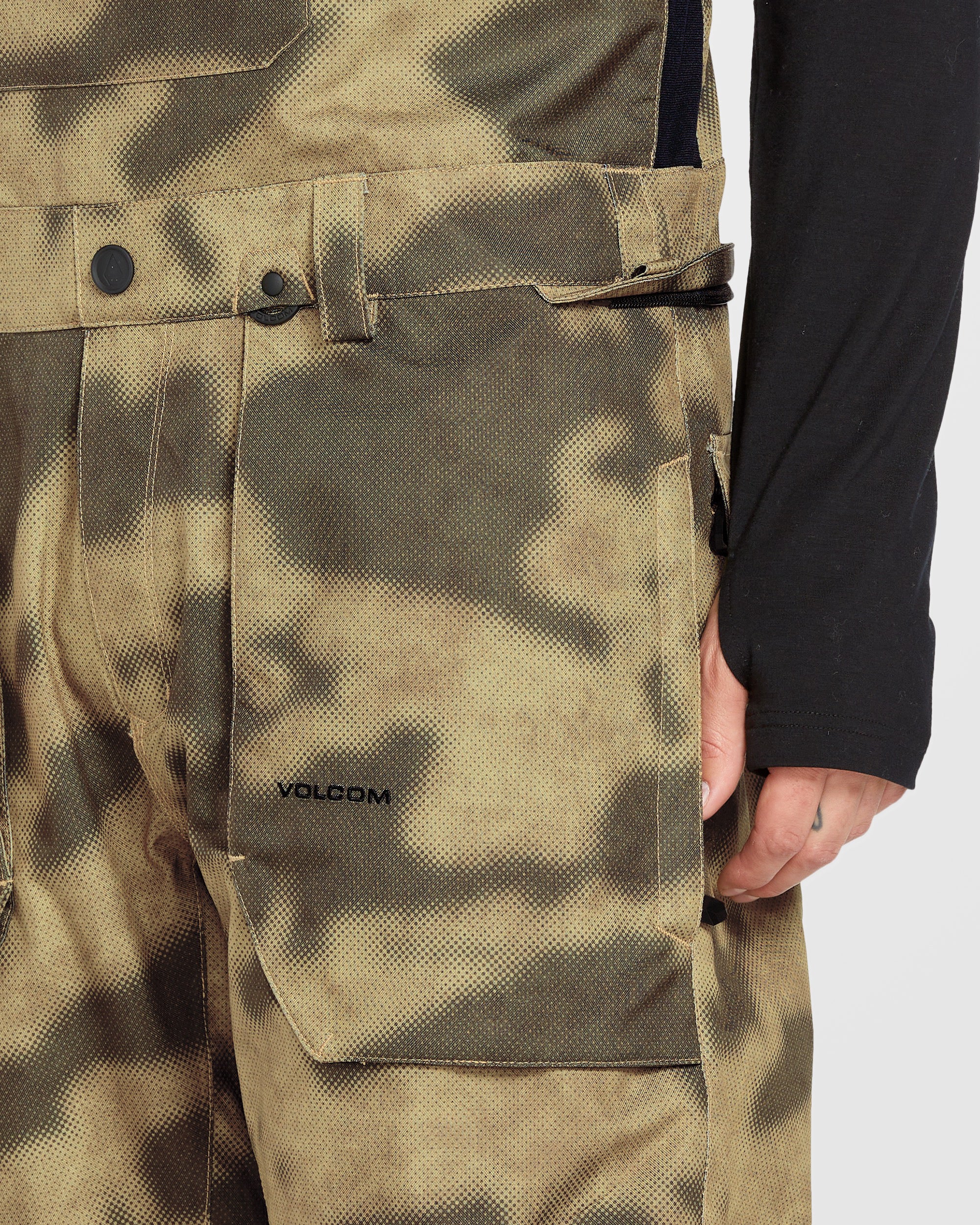 Roan Bib Overall - Camouflage - Men - Volcom EU - 2 Years Warranty