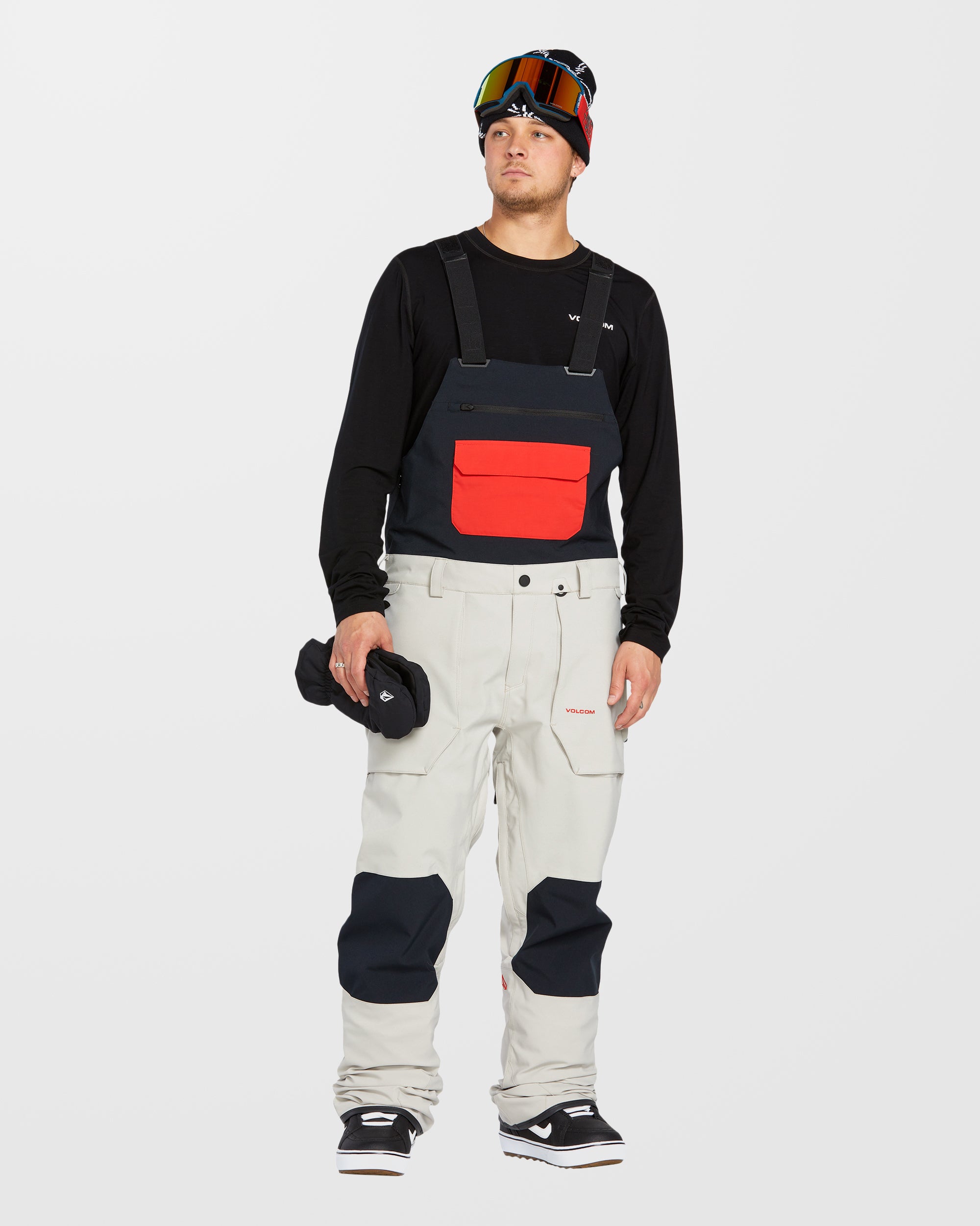 Roan Bib Overall - Stone - Men - Volcom UK - 2 Years