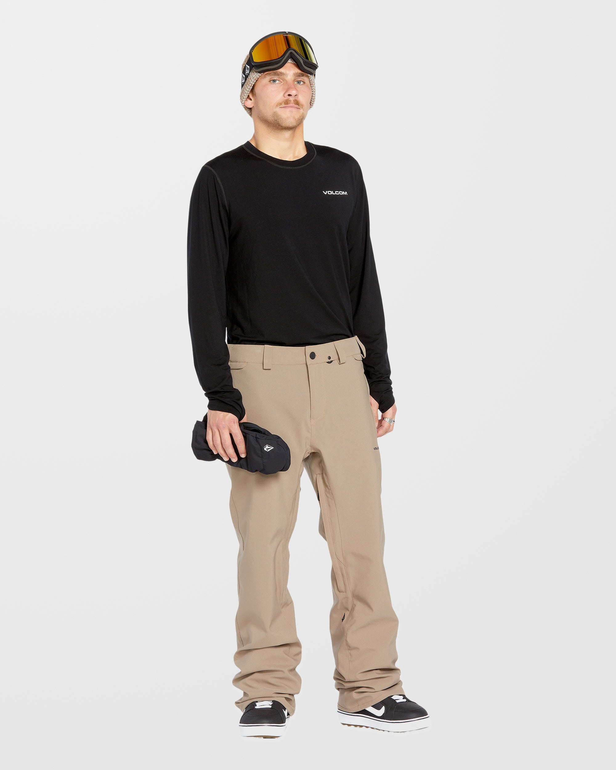 Freakin Snow Chino Trousers - Chestnut Brown - Men - Volcom