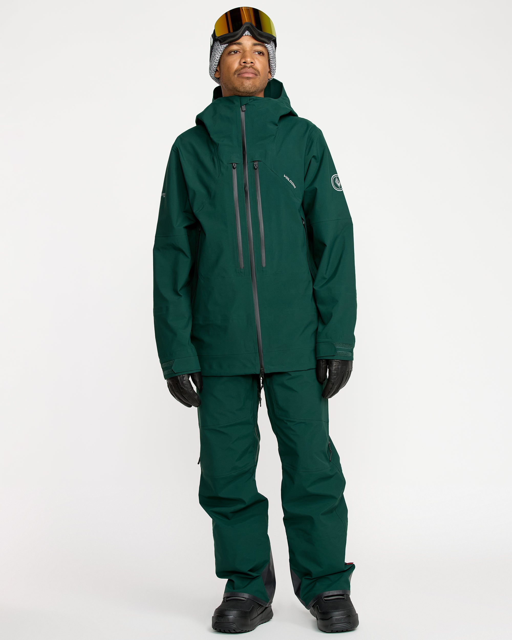 Guide Gore-Tex Pro Shell Trousers - Black Green - Men - Volcom EU