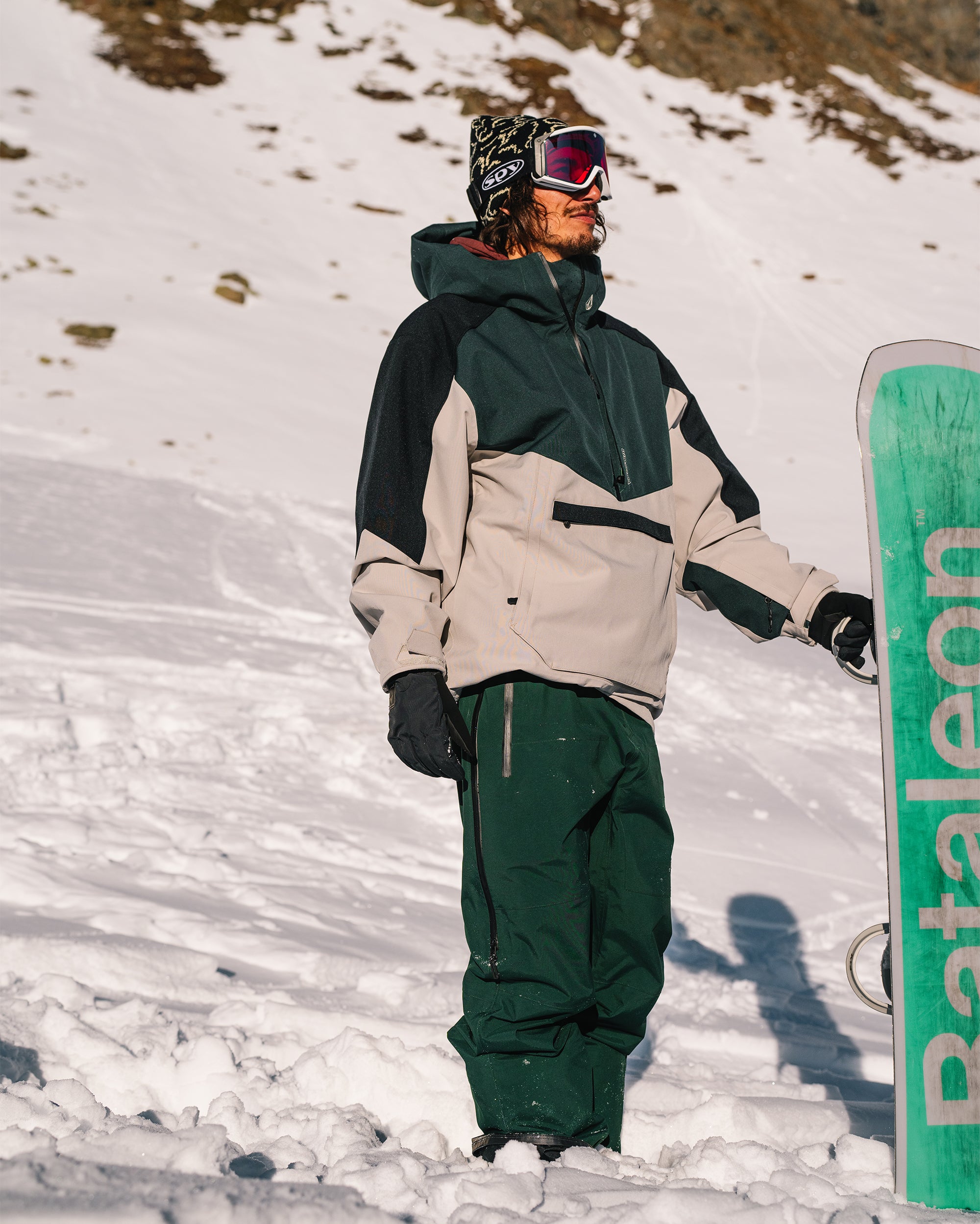 Guide Gore-Tex Pro Shell Trousers - Black Green - Men - Volcom EU
