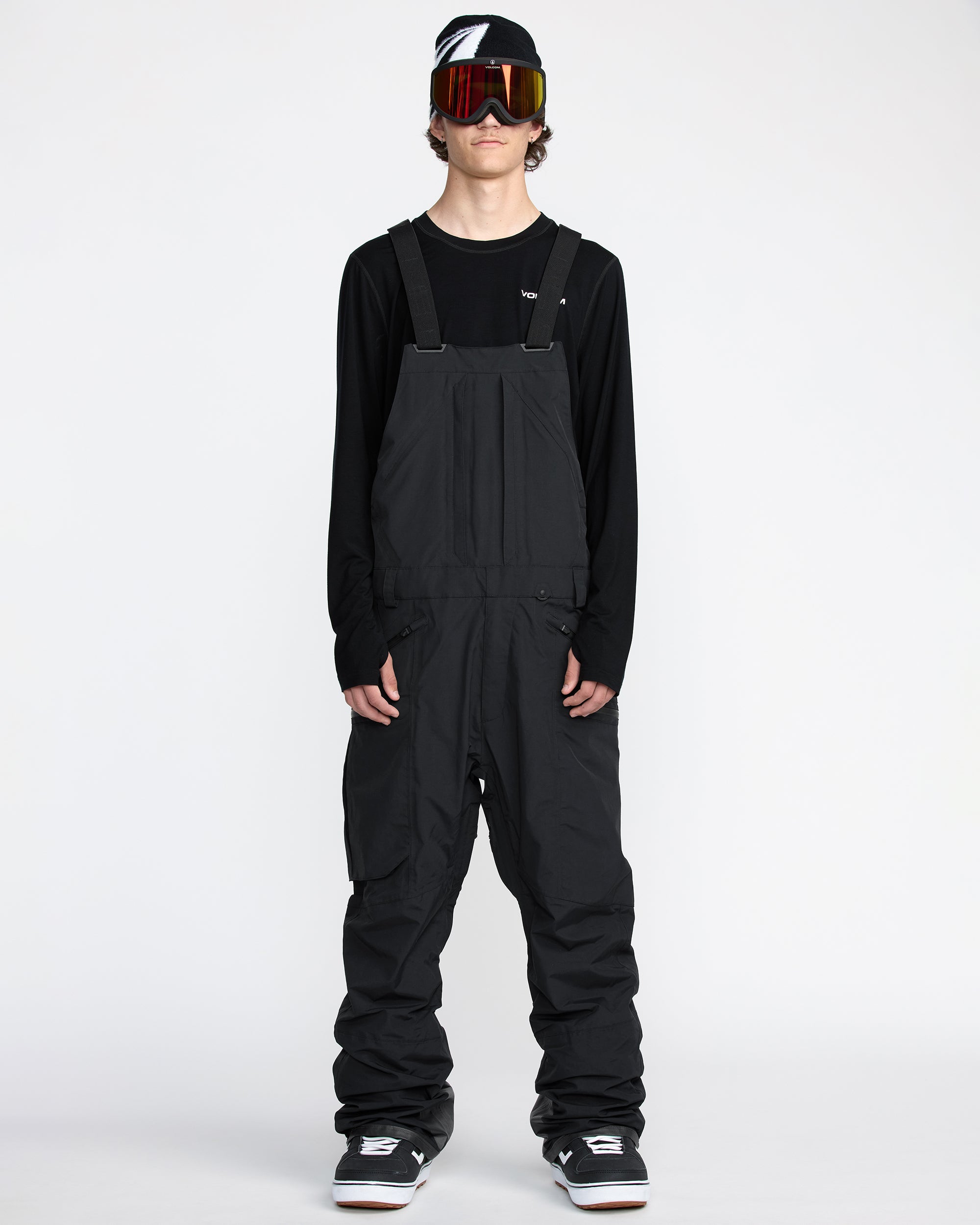 Roan Bib Overall - Black - Men - Volcom EU – Volcom Europe