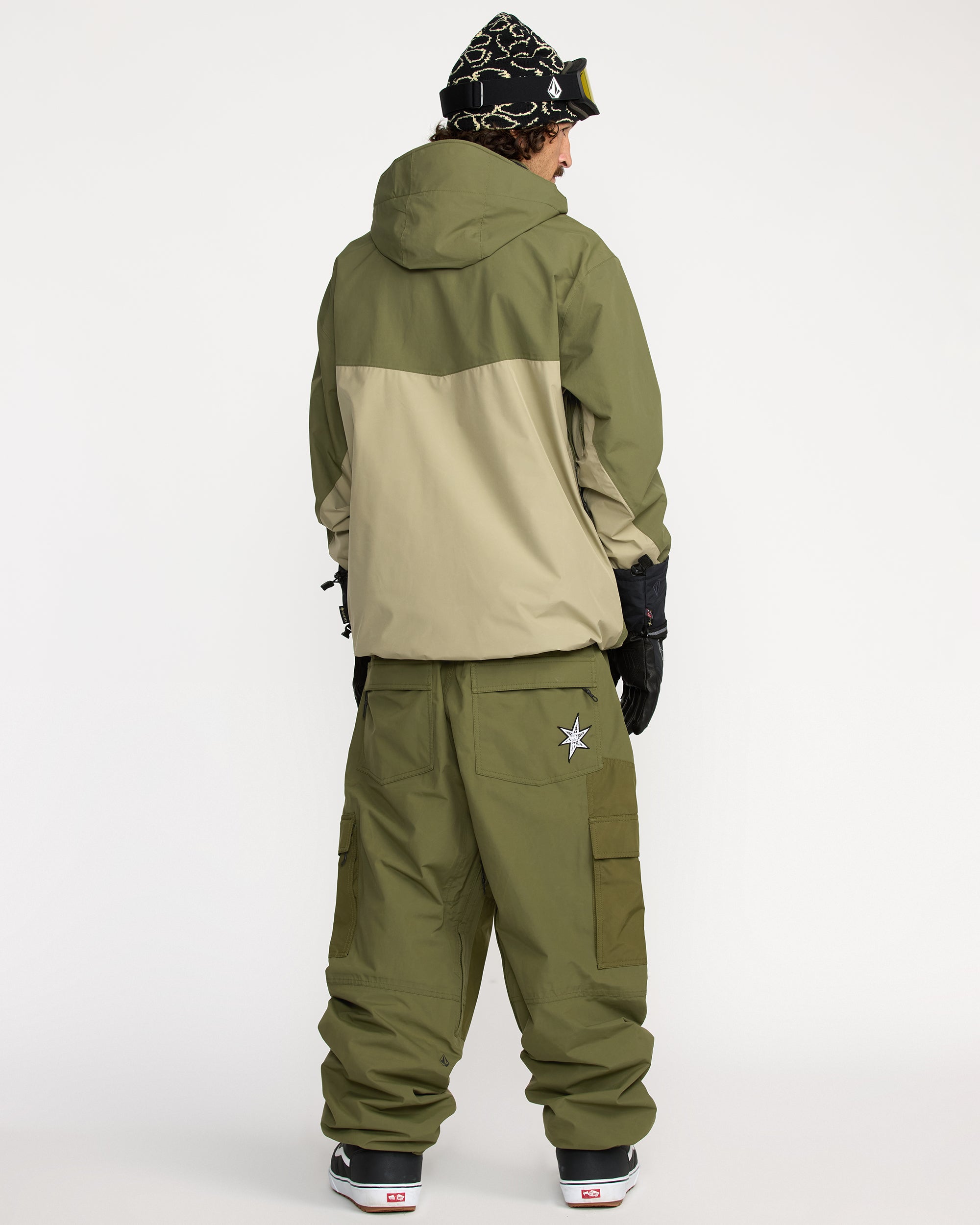 Longo Gore-Tex Trousers - Dark Olive - Men - Volcom EU – Volcom Europe