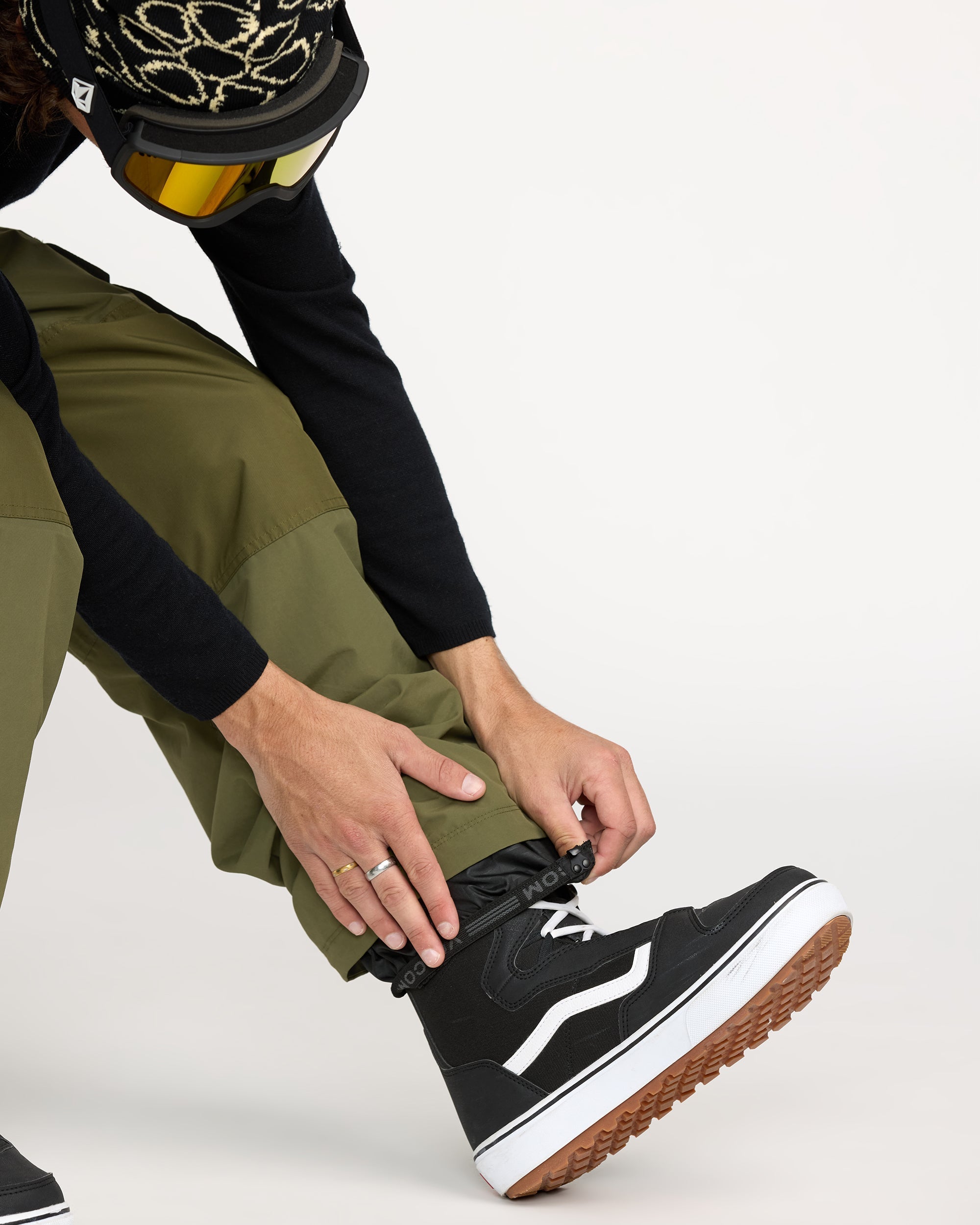 Longo Gore-Tex Trousers - Dark Olive - Men - Volcom EU – Volcom Europe