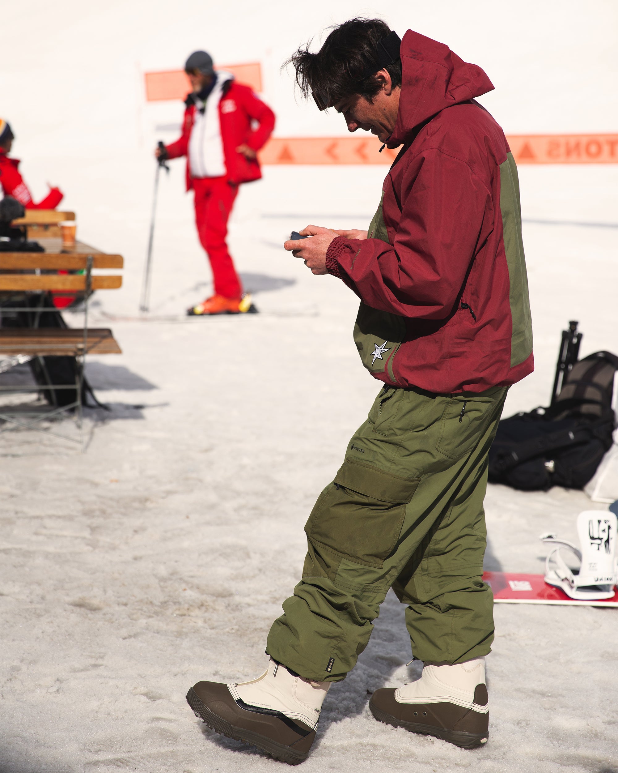 Longo Gore-Tex Trousers - Dark Olive - Men - Volcom EU – Volcom Europe