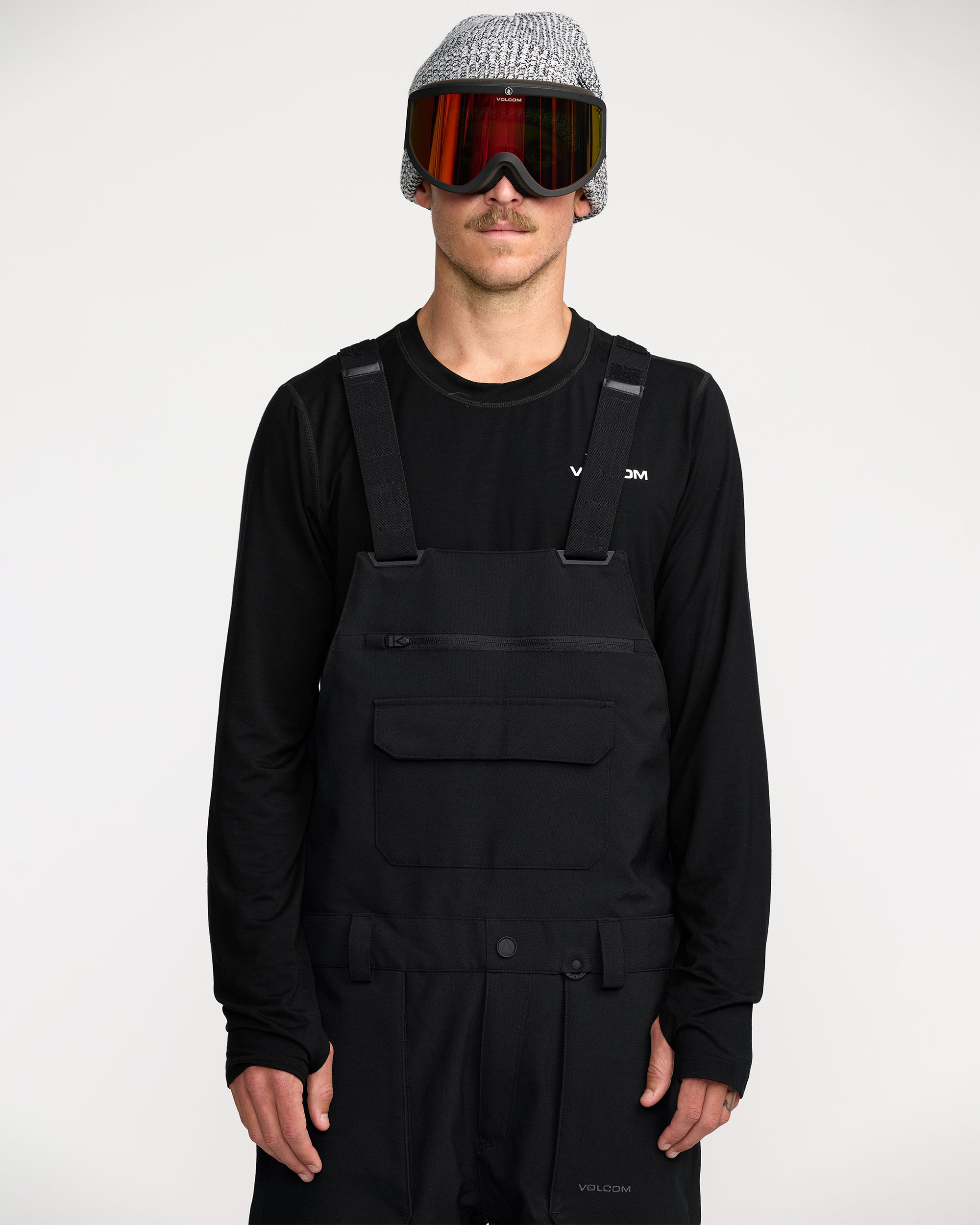 2024 Volcom Roan Bib Overall ブラック　M Roan Bib Overall - BLACK - Men - Volcom EU – Volcom Europe