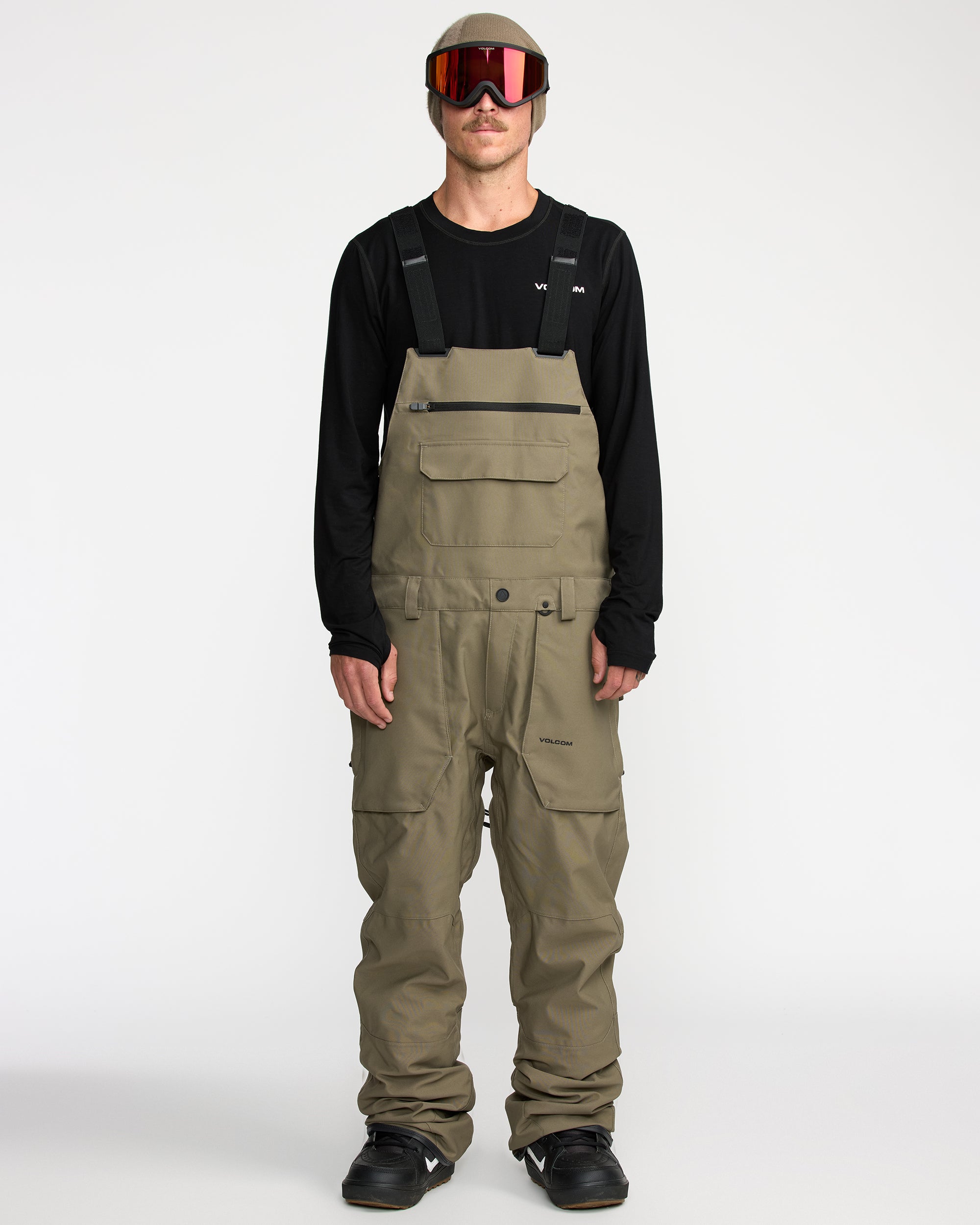 Roan Bib Overall - Military - Men - Volcom EU – Volcom Europe