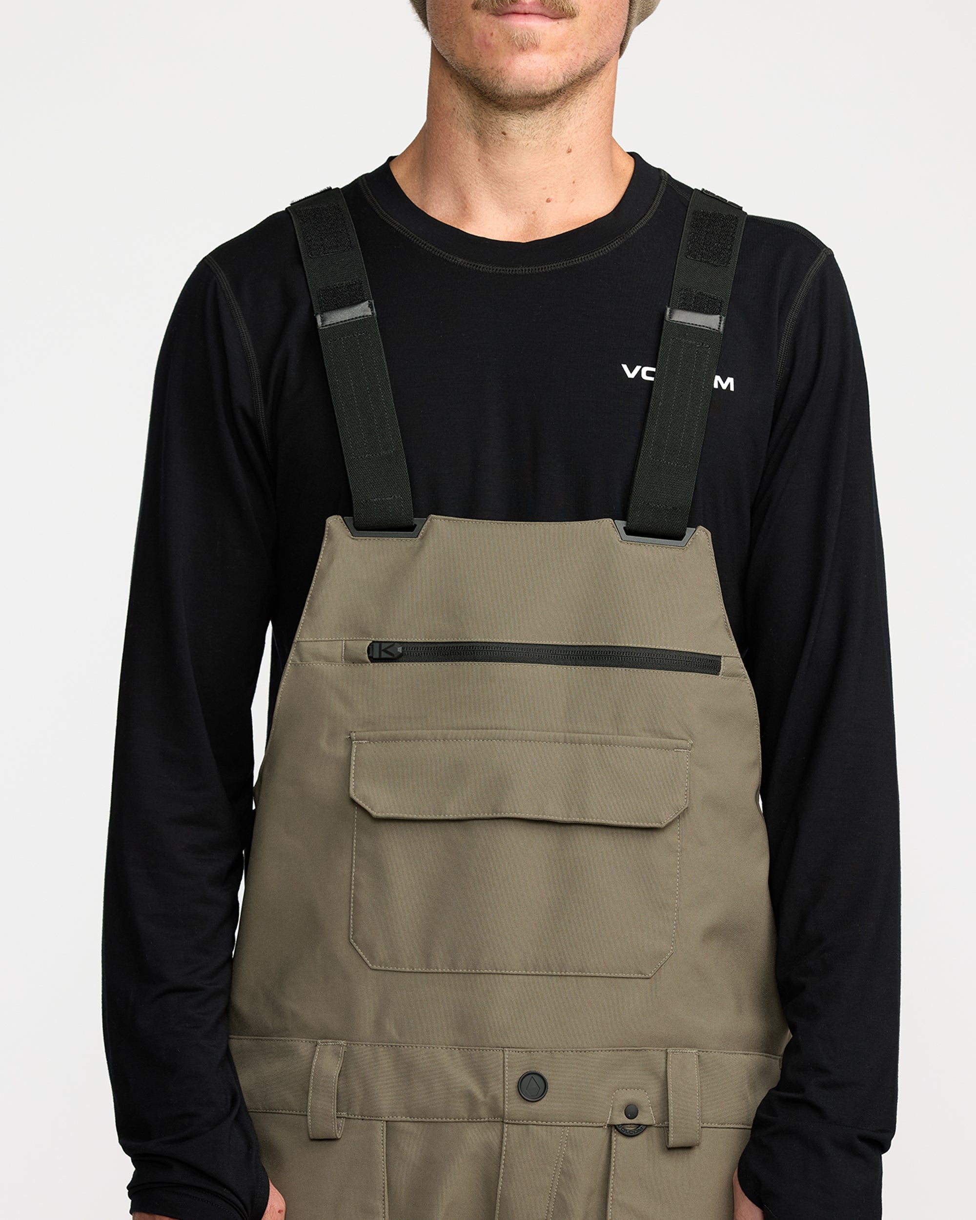 Roan Bib Overall - Military - Men - Volcom EU – Volcom Europe