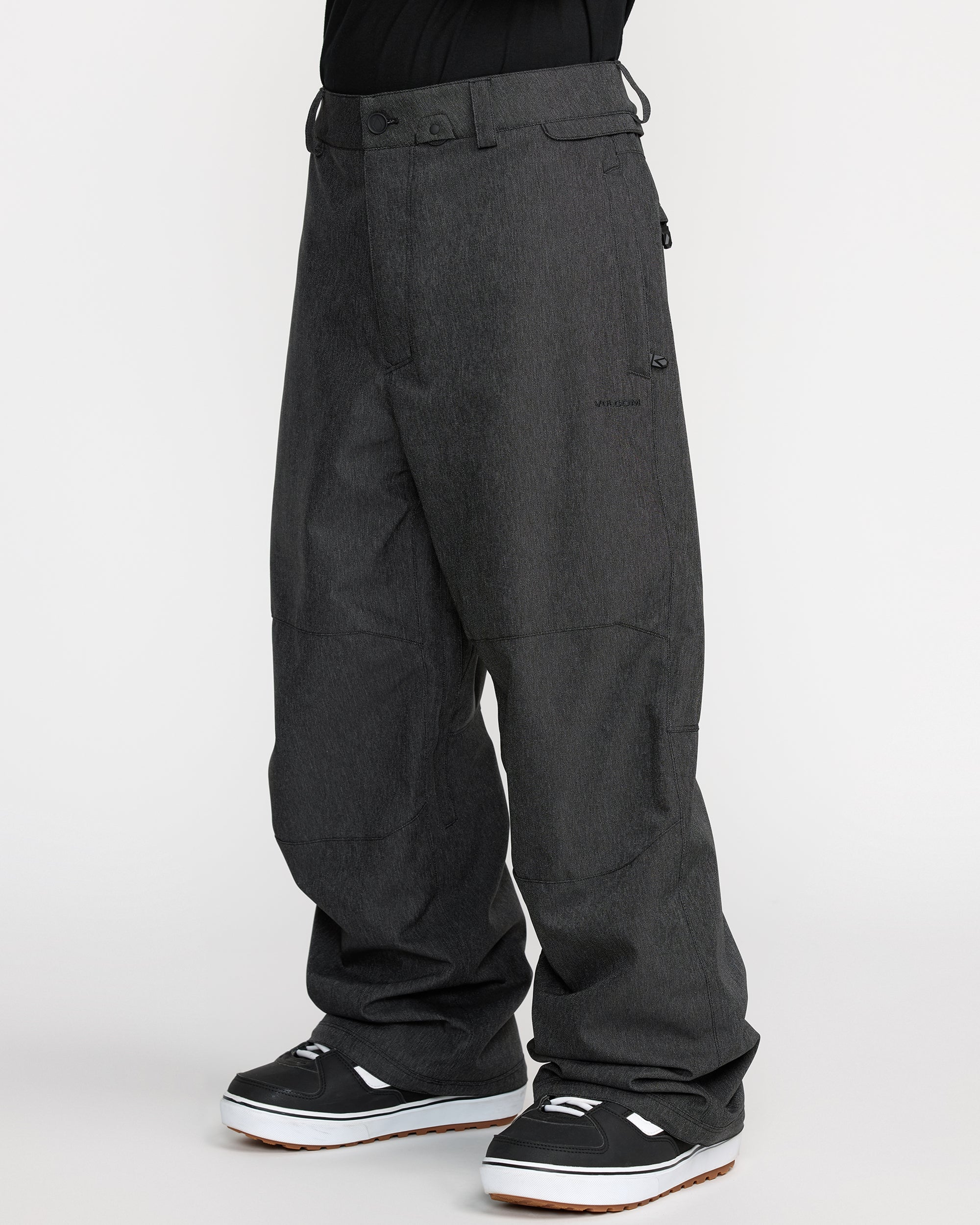 Snow Billow Trousers - Black Denim - Men - Volcom EU – Volcom Europe