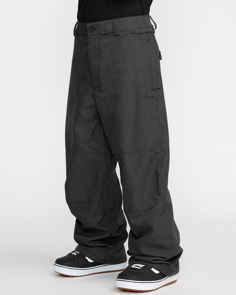 Snow Billow Trousers - Black Denim
