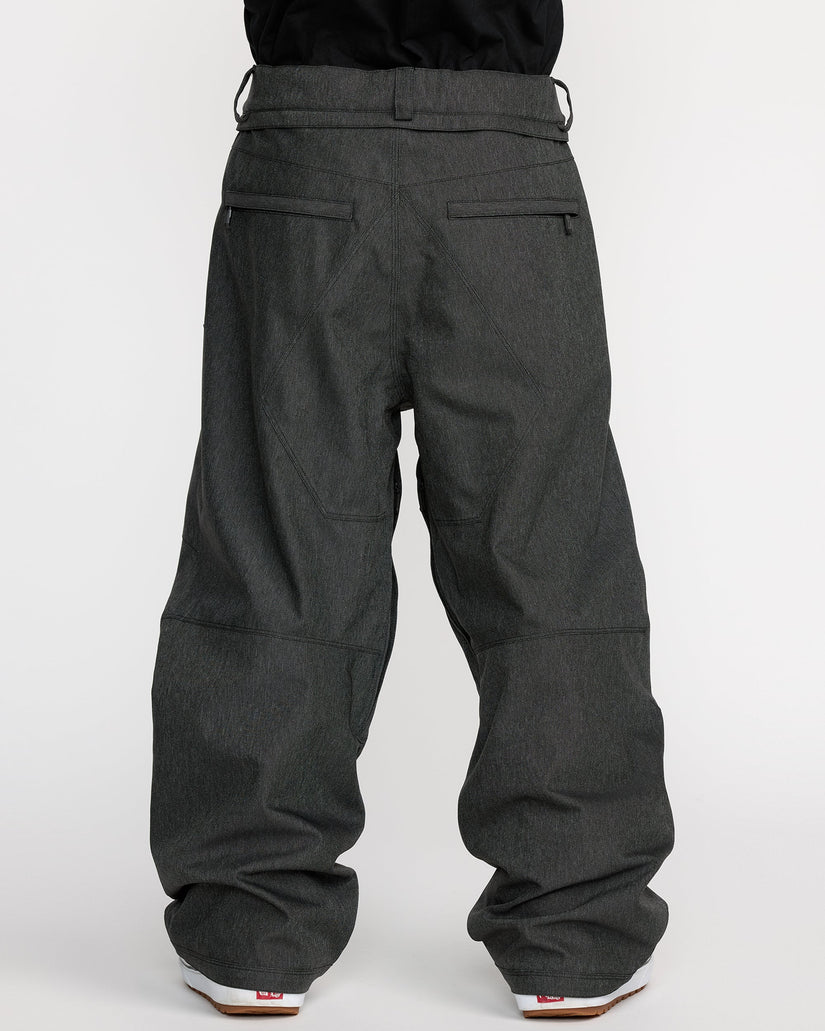 Snow Billow Trousers - Black Denim