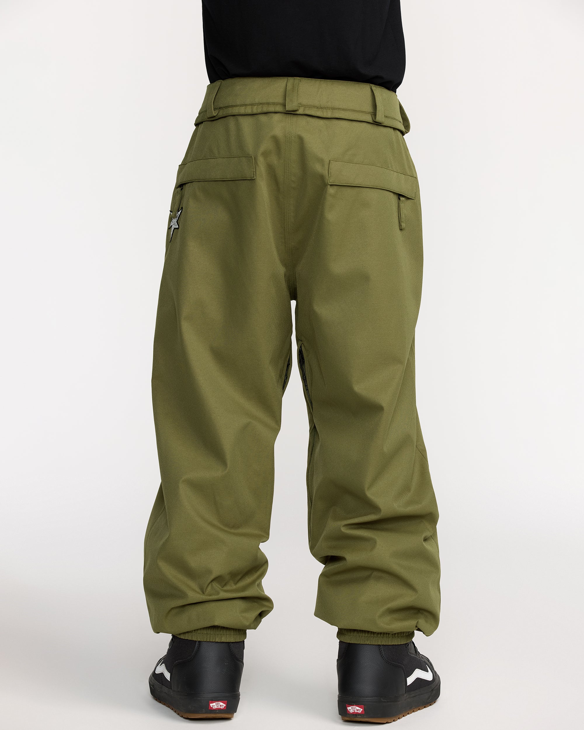 Arthur 20K Trousers - Dark Olive - Men - Volcom EU – Volcom Europe