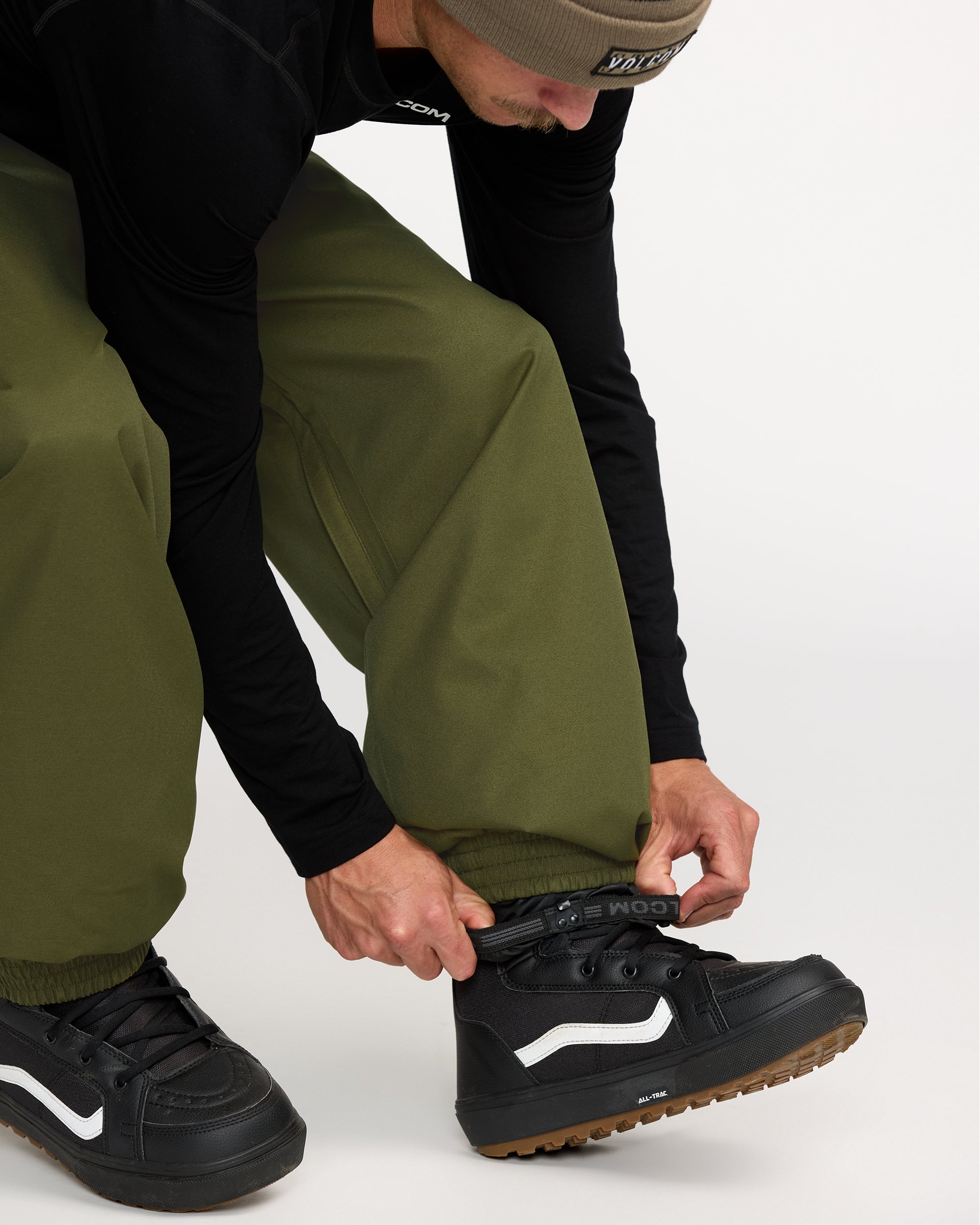 Arthur 20K Trousers - Dark Olive - Men - Volcom EU – Volcom Europe