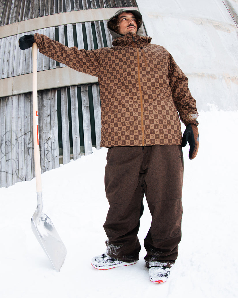 Snow Billow 10K Trousers - Brown Denim