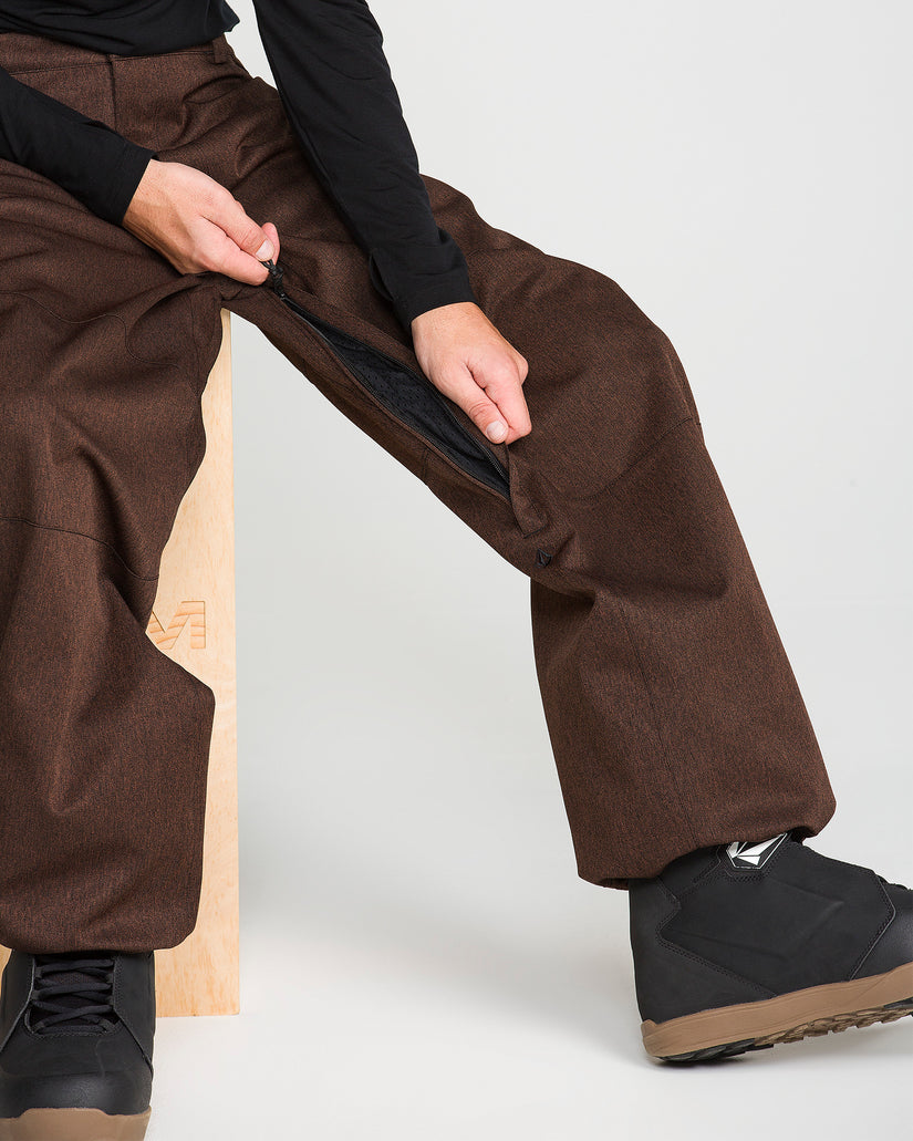 Snow Billow 10K Trousers - Brown Denim