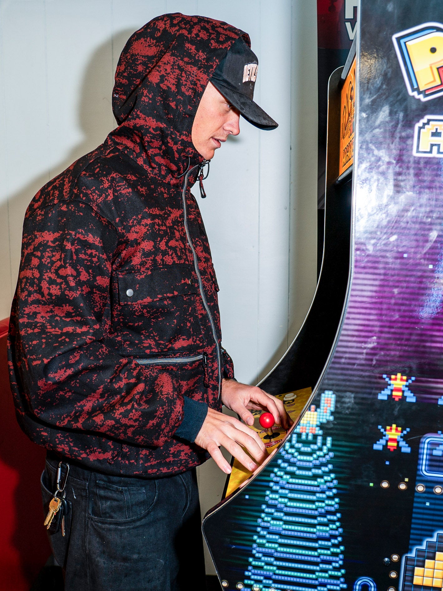 Dustbox Jacket - MAROON CAMO - Men - Volcom EU – Volcom Europe