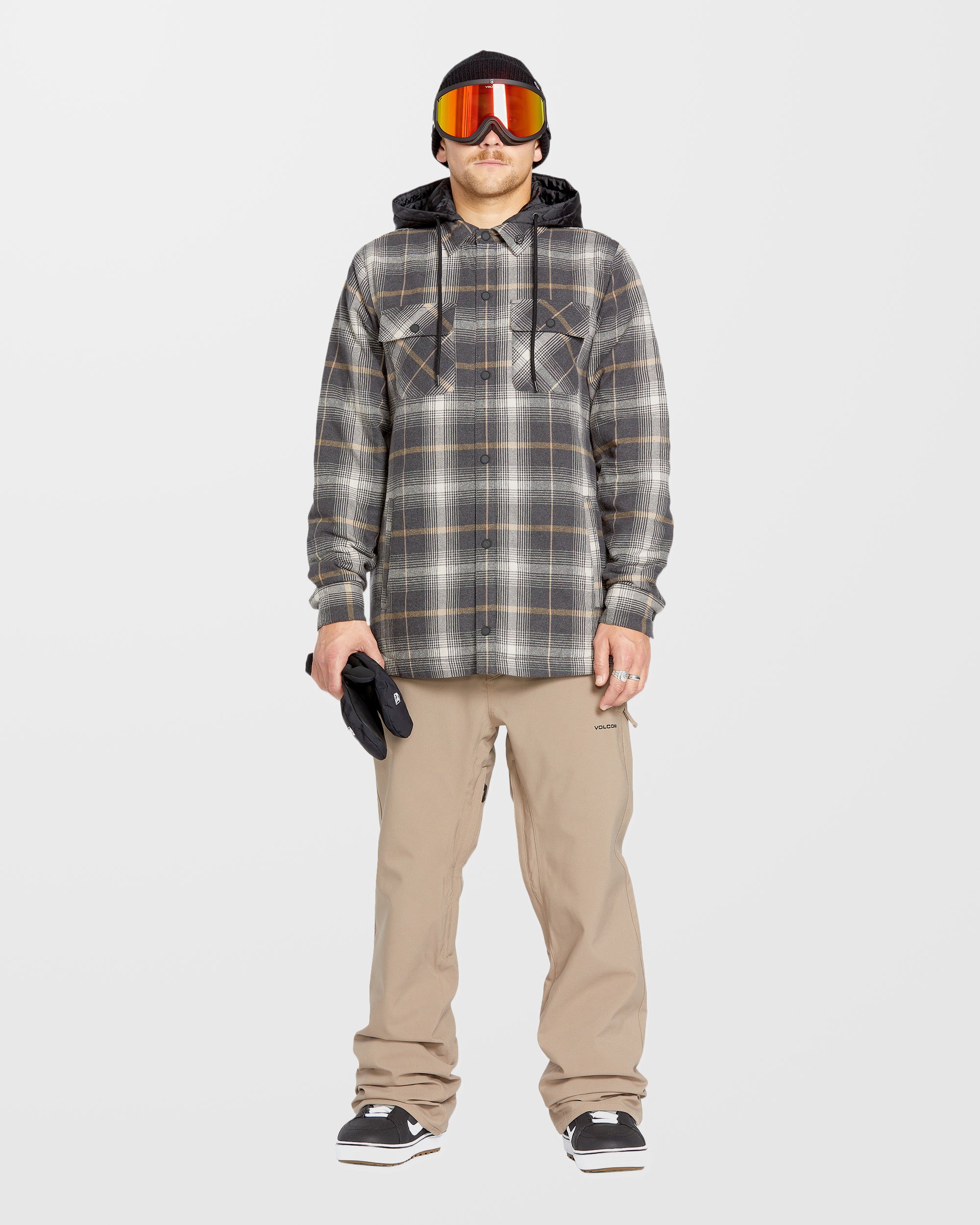 Insulated Riding Flannel Jacket - Stone - Men - Volcom EU - 2