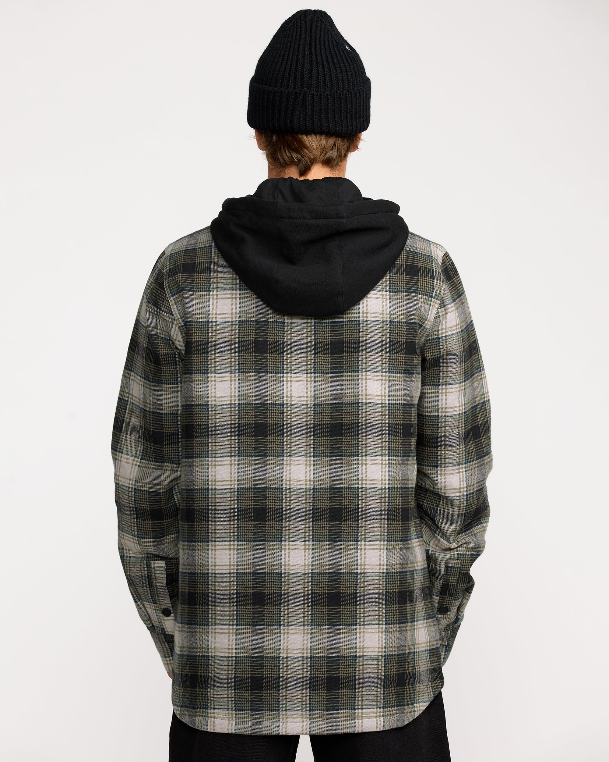 Kenson Insulated Flannel Jacket - Black Green - Men - Volcom EU