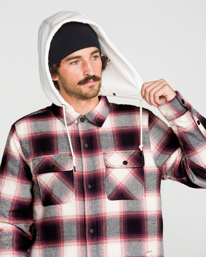 Enson Insulated Riding Flannel Jacket - Blue