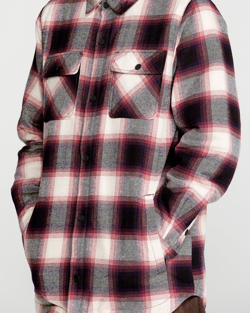 Enson Insulated Riding Flannel Jacket - Blue