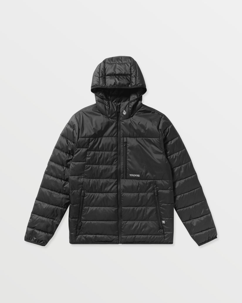 Puff Puff Hooded Jacket - Black