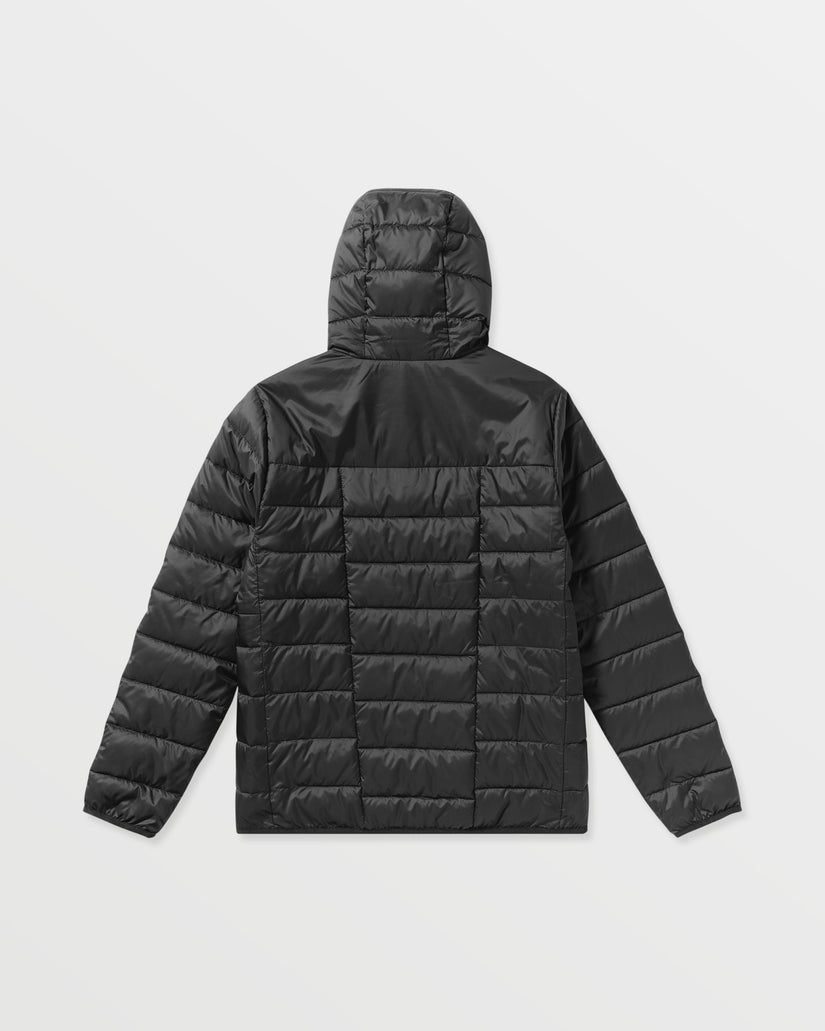 Puff Puff Hooded Jacket - Black