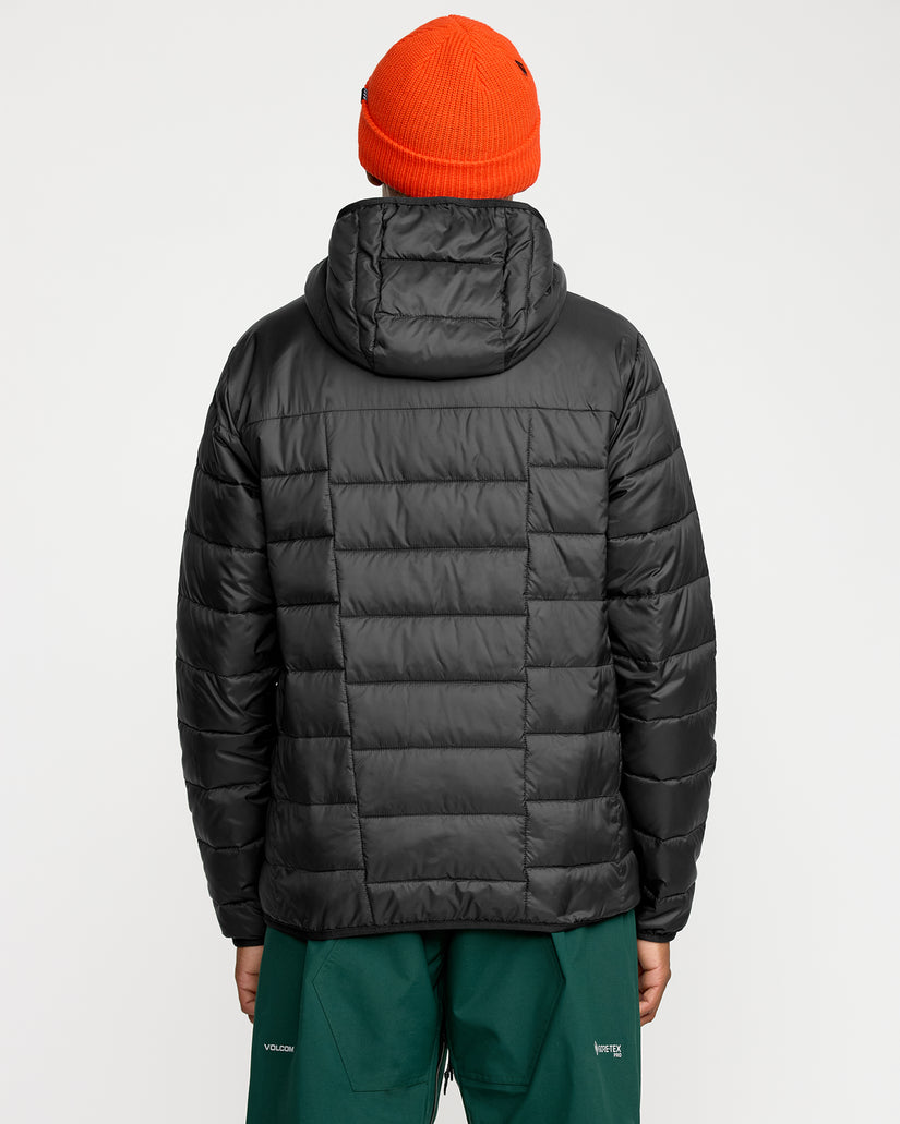 Puff Puff Hooded Jacket - Black