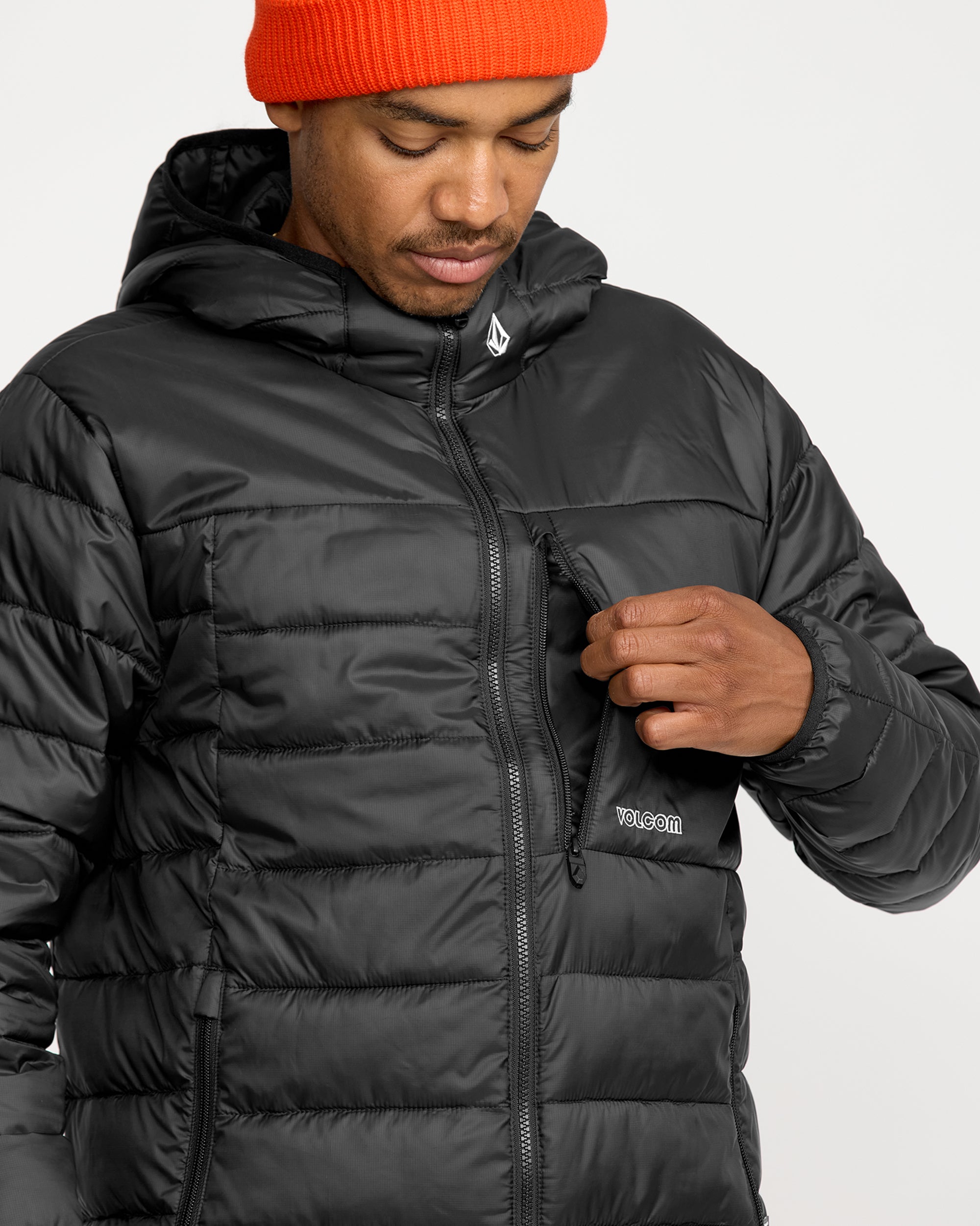 Puff Puff Hooded Jacket - Black - Men - Volcom EU – Volcom Europe