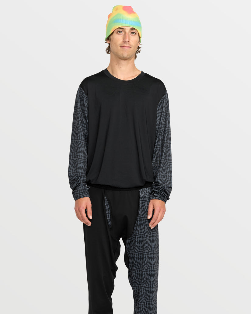 M V-Science Base Layer Top - Black/Charcoal