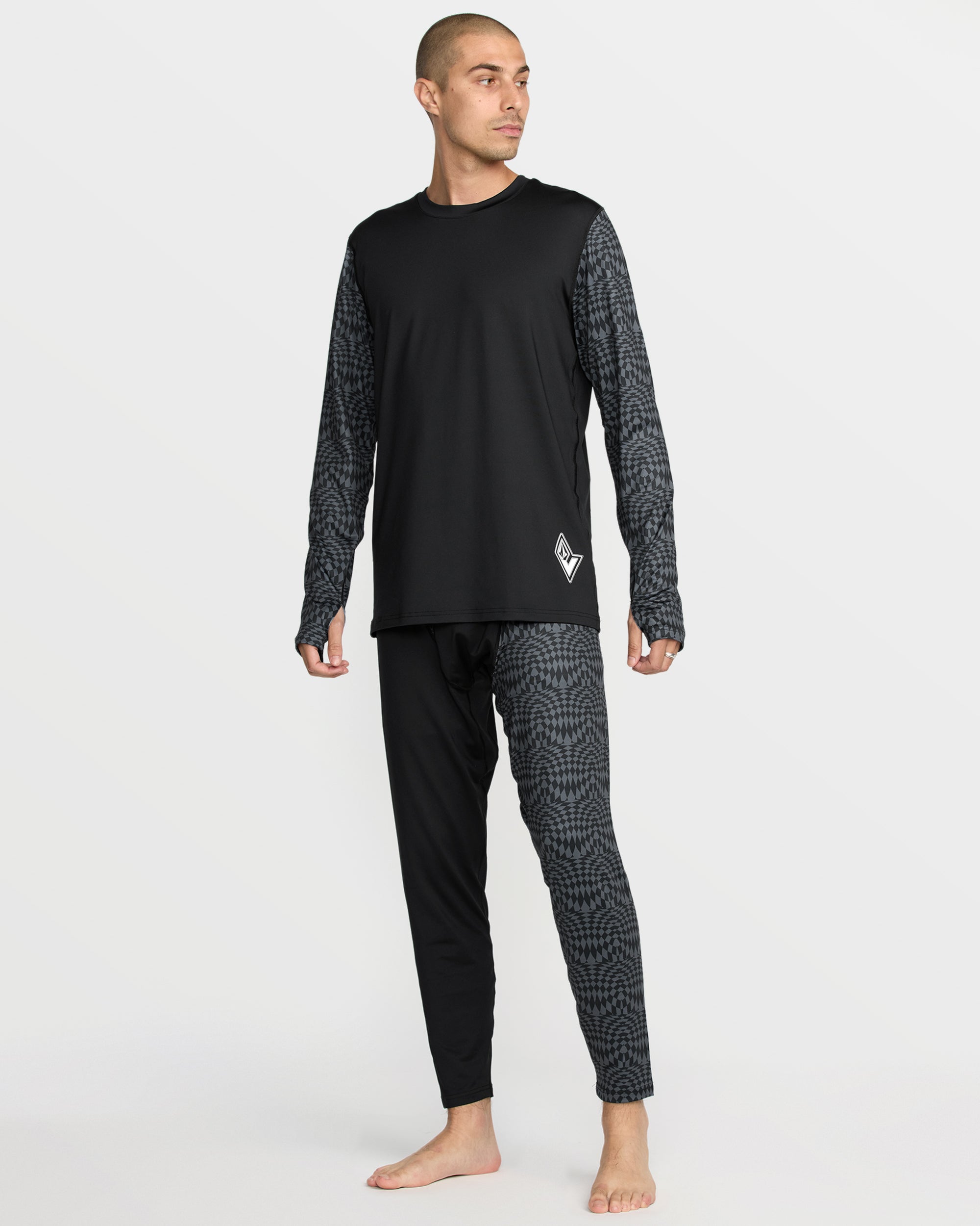 M V-Science Base Layer Top - Black/Charcoal - Men - Volcom EU